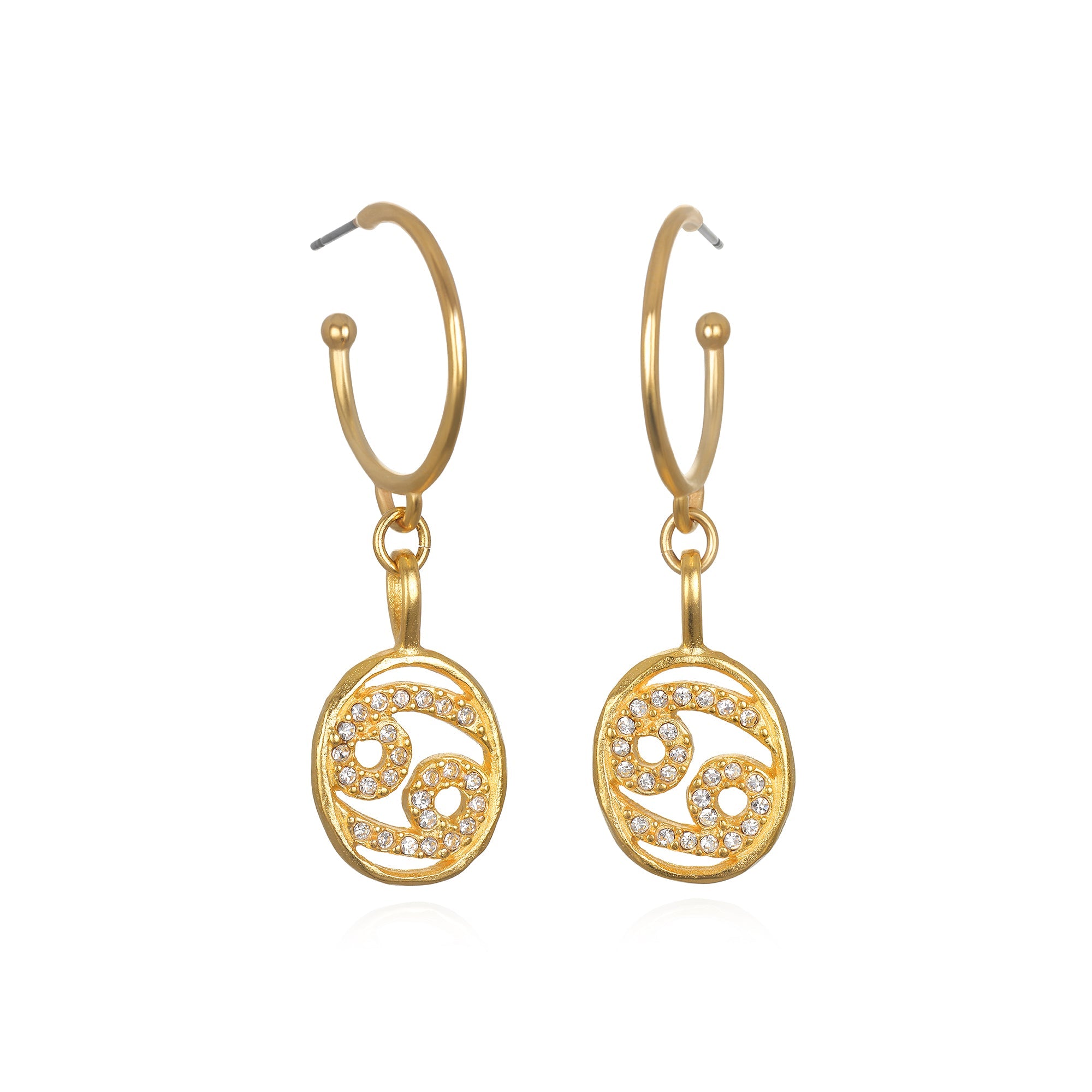 Floating Zodiac Earrings