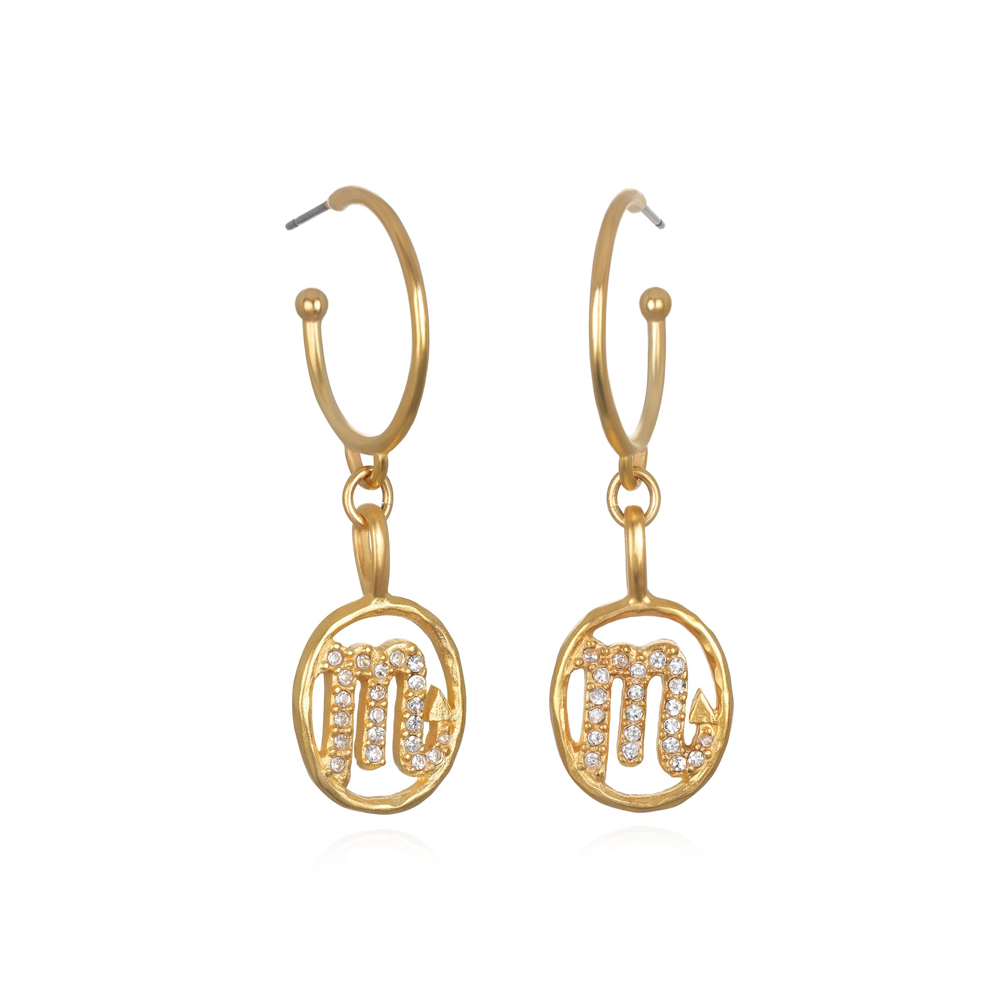 Floating Zodiac Earrings