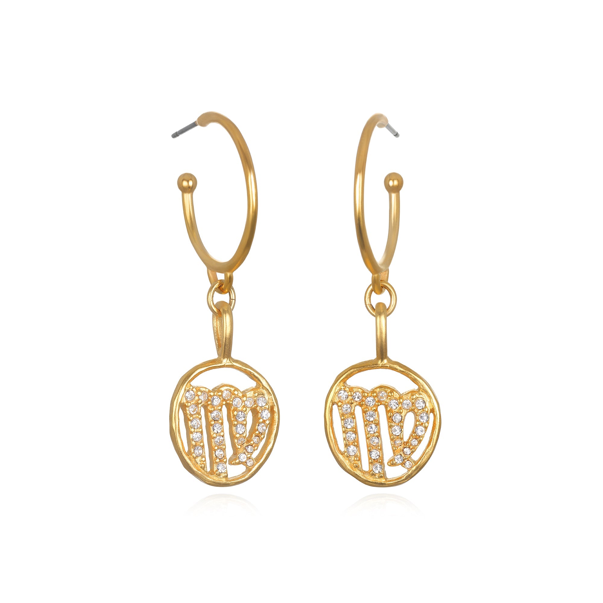 Floating Zodiac Earrings