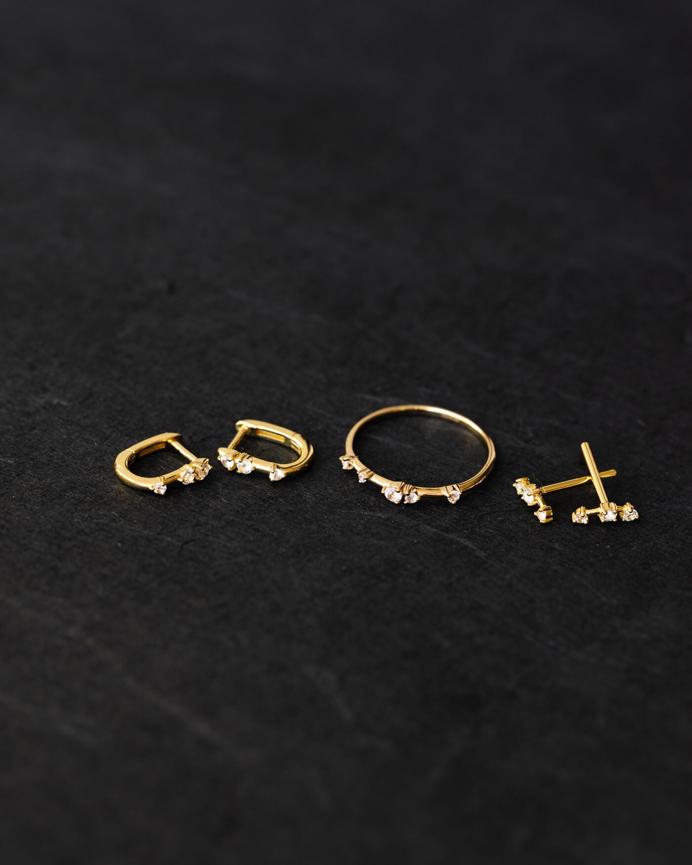 Astra Diamond Bar Studs