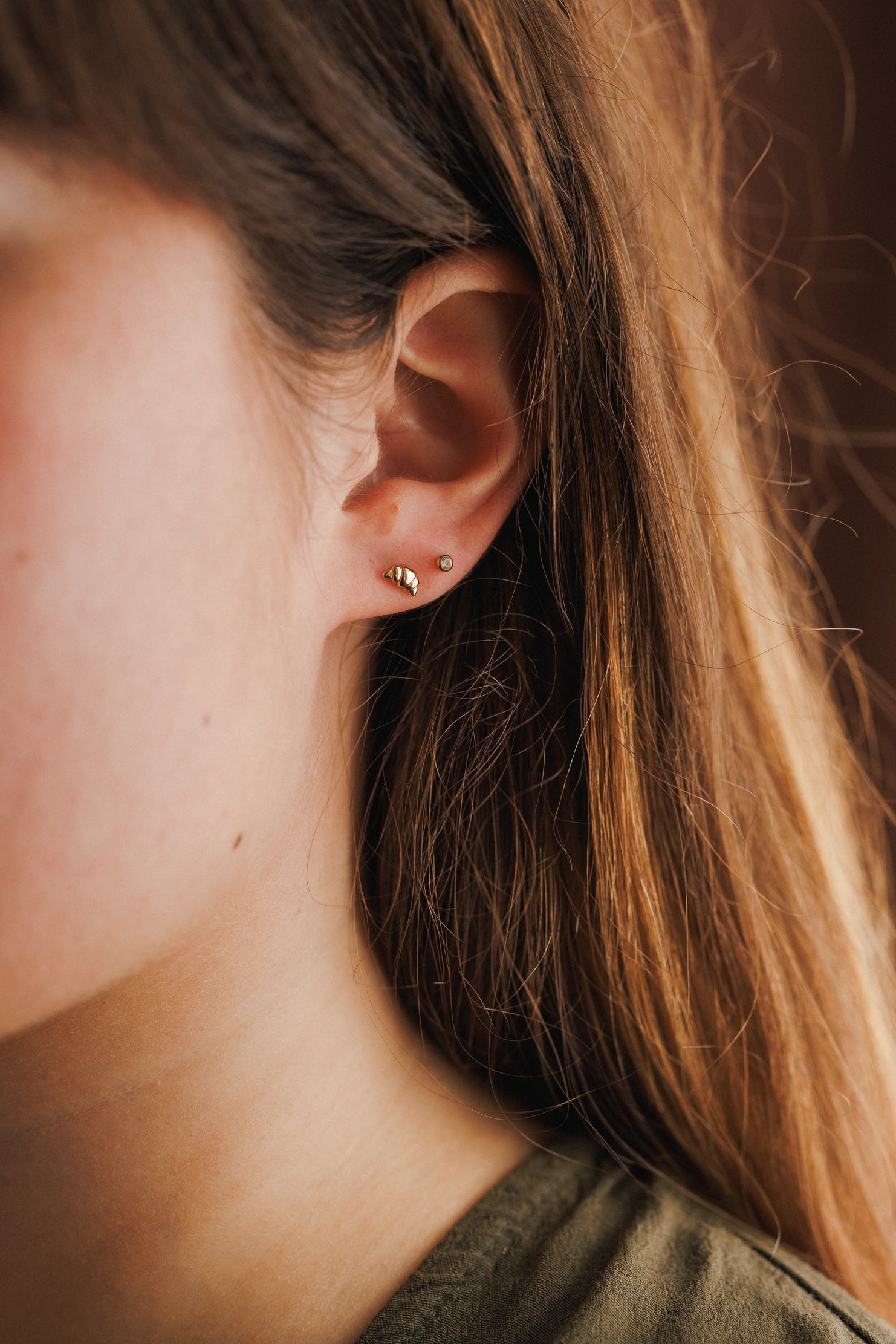 Croissant Studs