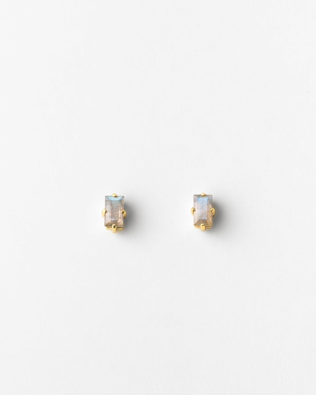 Labradorite Grand Baguette Studs