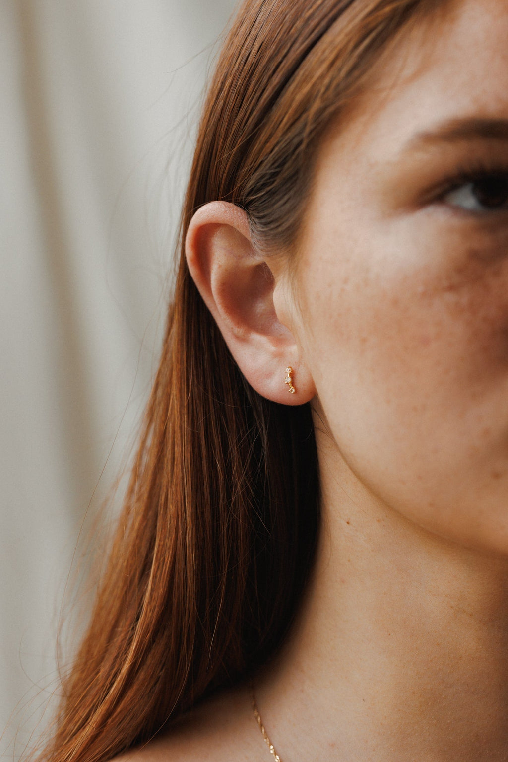 Astra Diamond Bar Studs