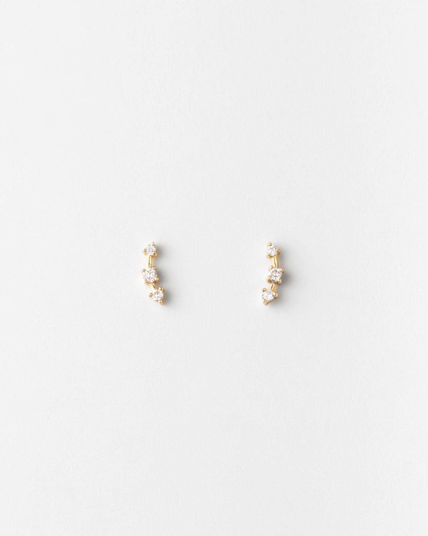 Astra Diamond Bar Studs