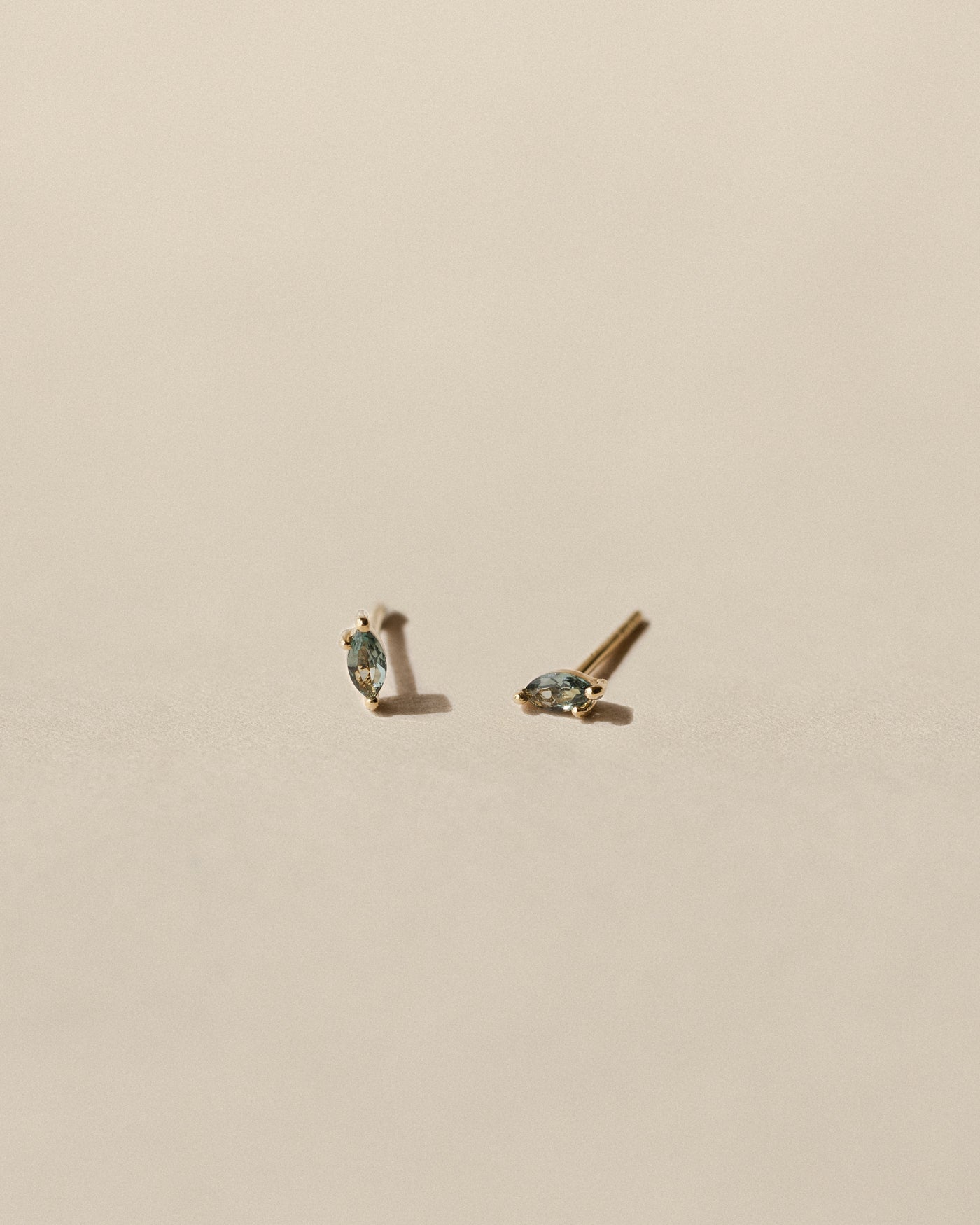 Forest Emerald Leaflet Studs