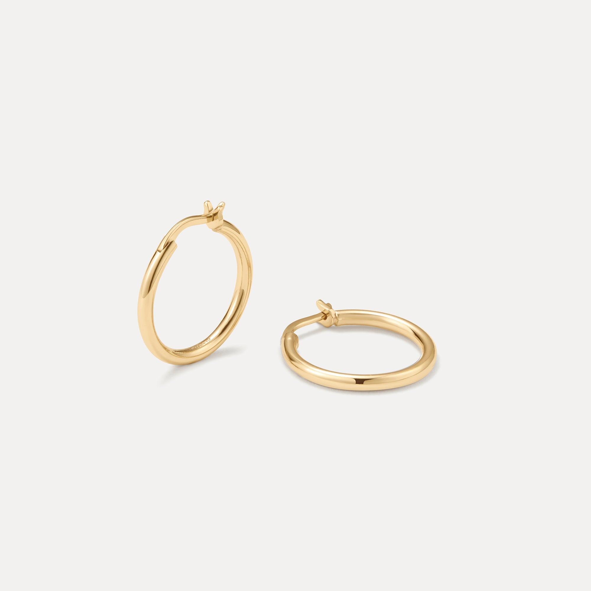 Solid Gold 24/7 Hoops