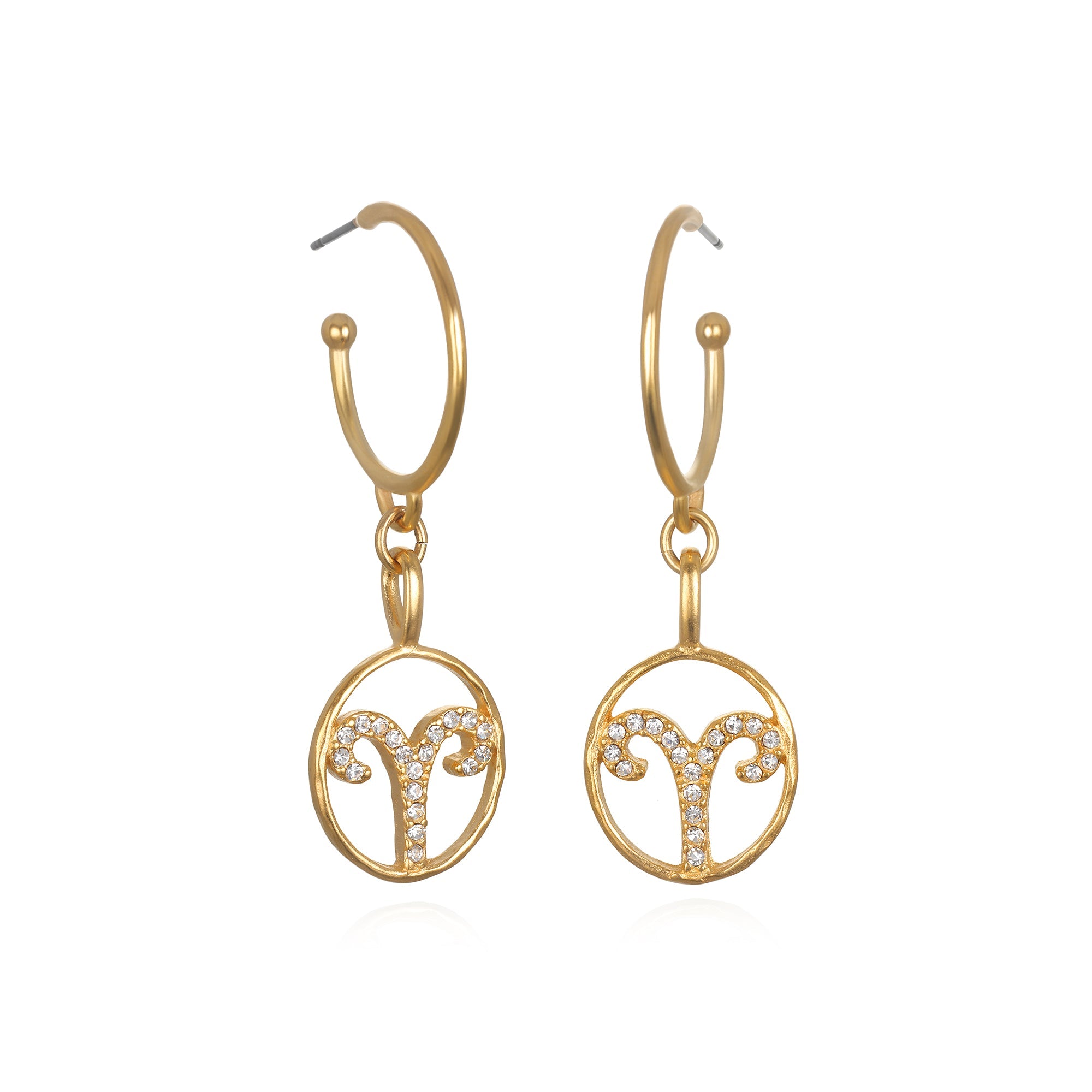 Floating Zodiac Earrings