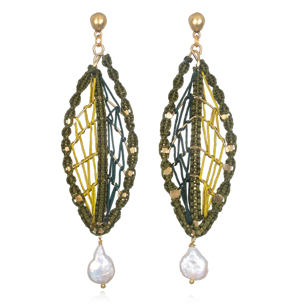 Catalina Artisan Statement Earrings