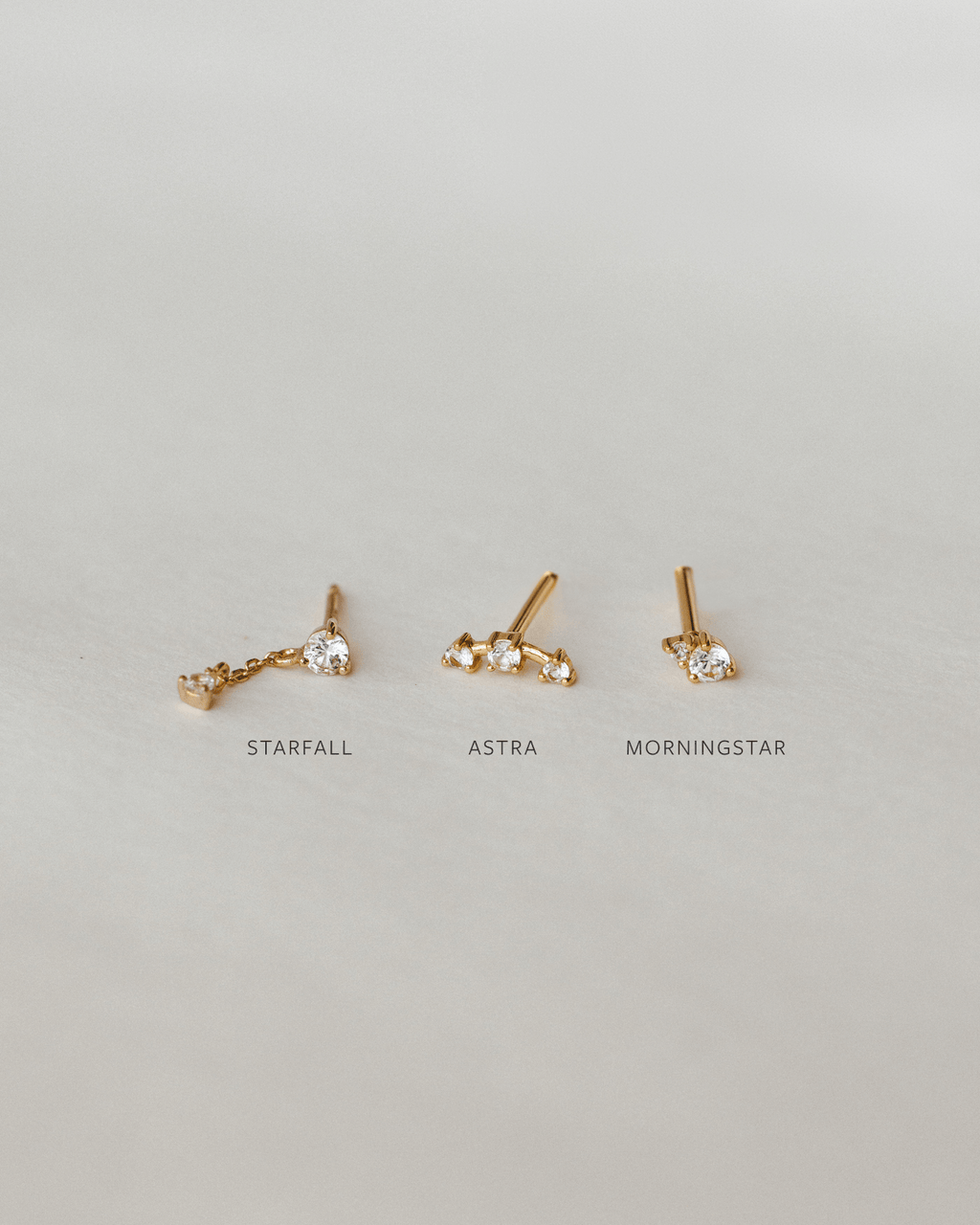 Astra Diamond Bar Studs