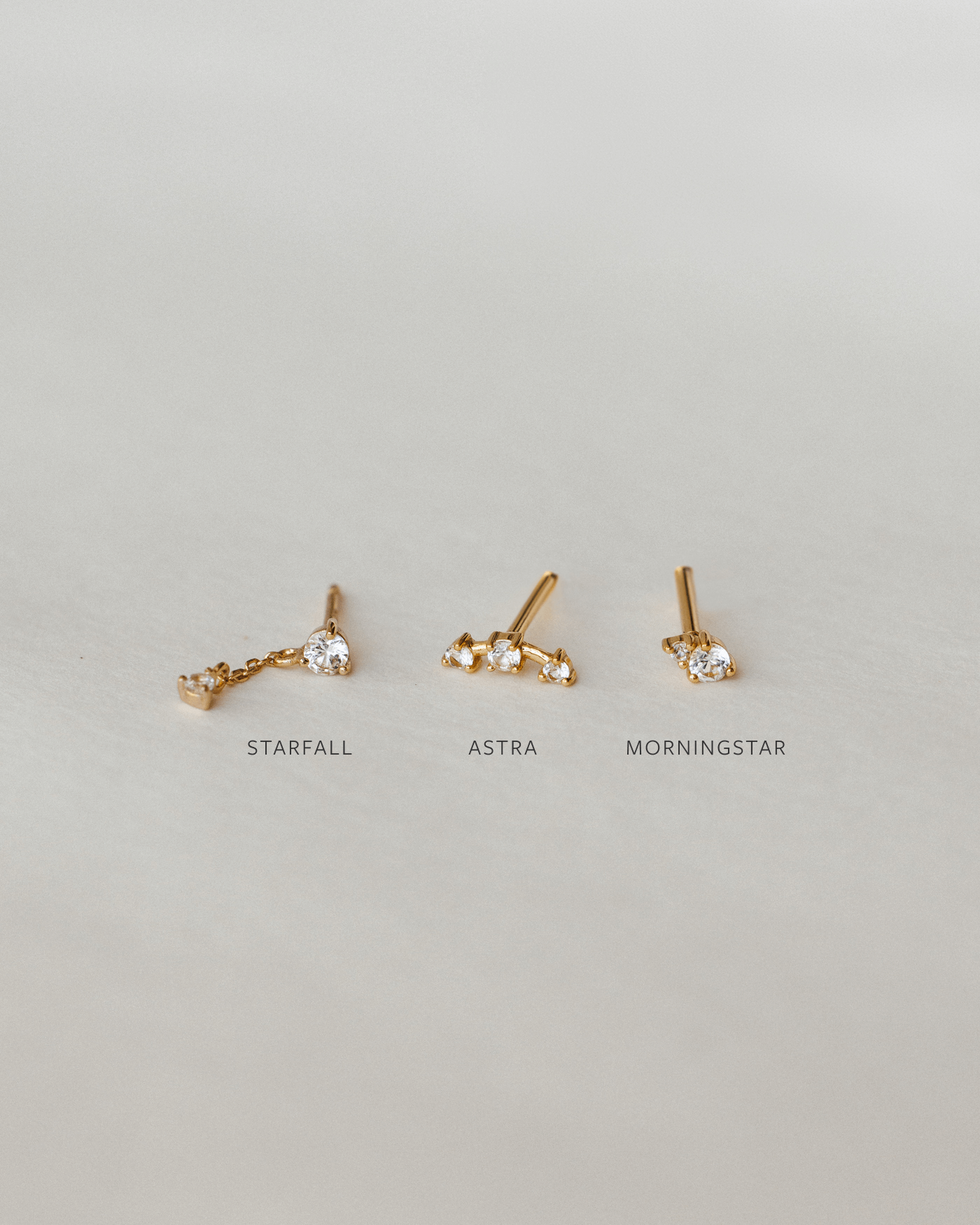 Astra Diamond Bar Studs