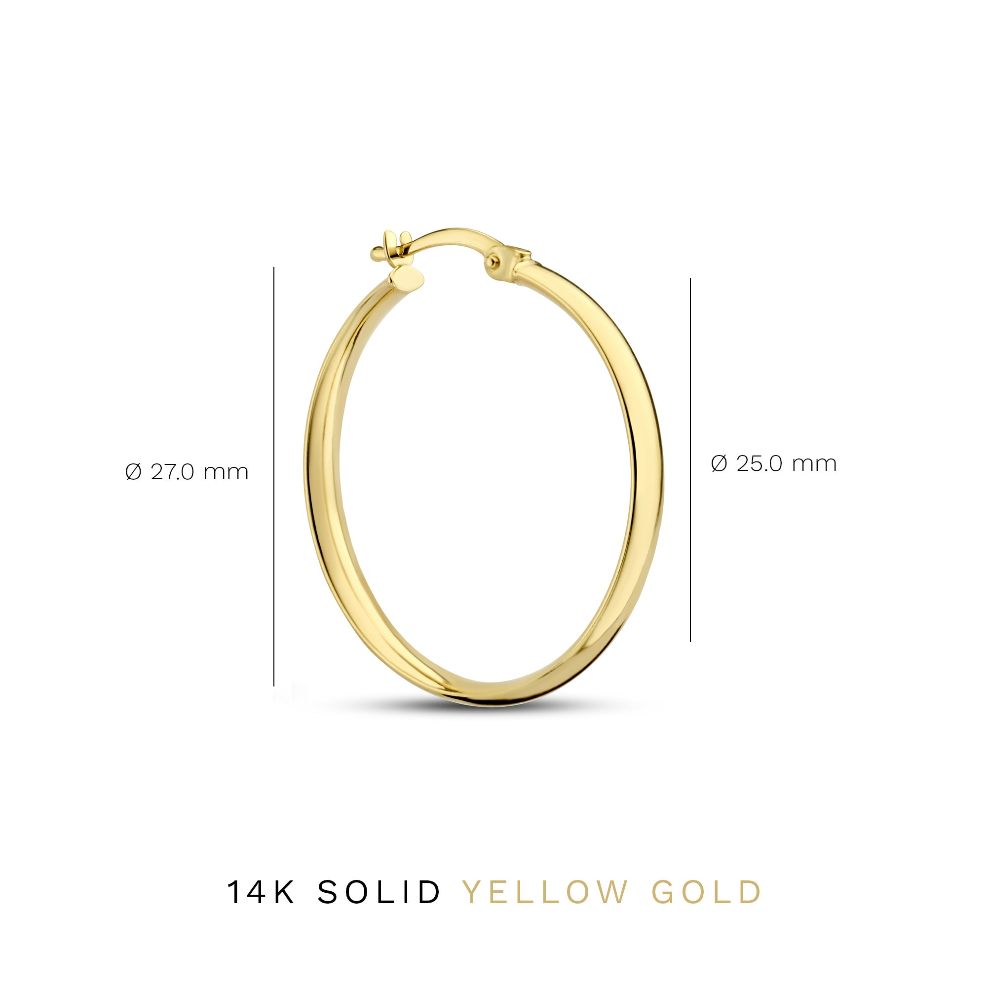 Cadeau d'Isabel 14 karat gold earring set