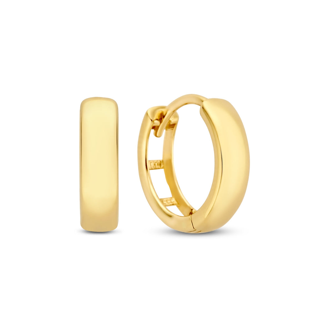Rivoli Morgane 14 karat gold hoop earrings
