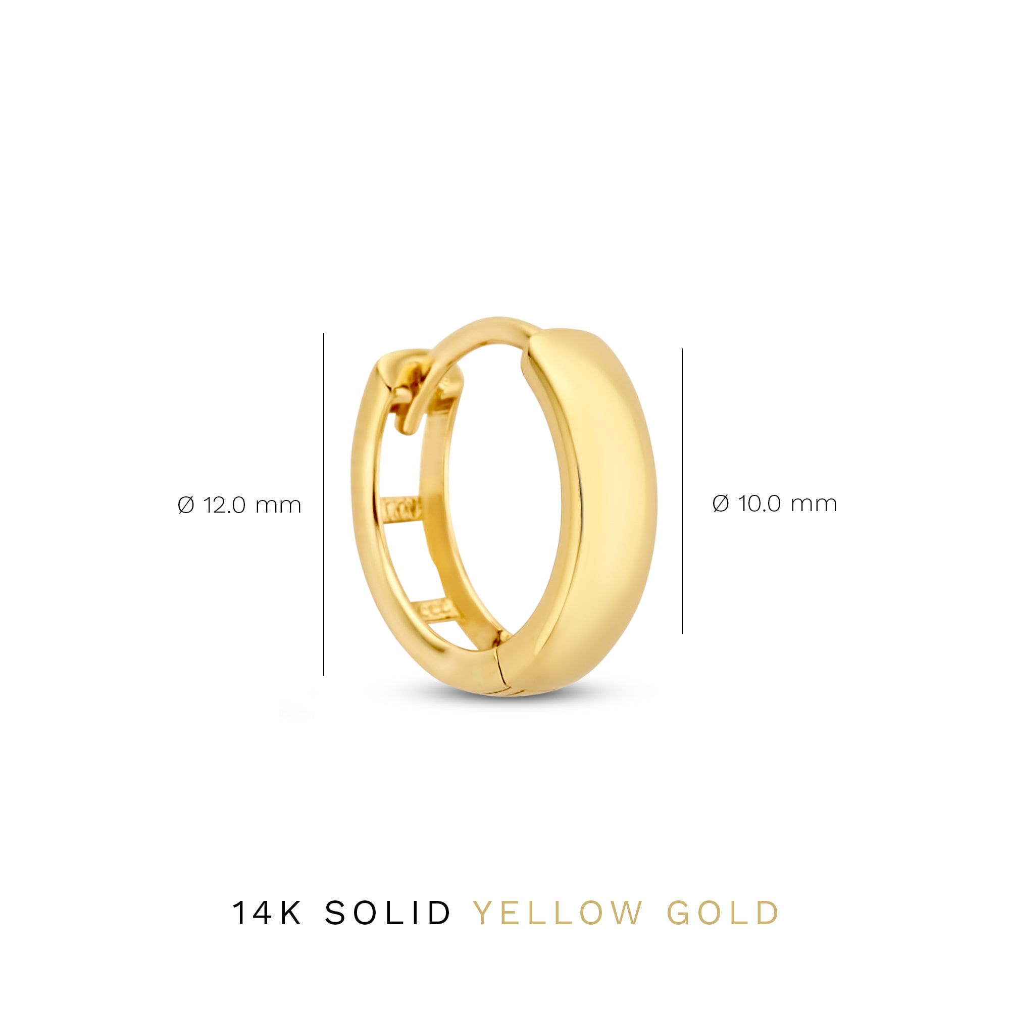 Cadeau d'Isabel 14 karat gold earring set