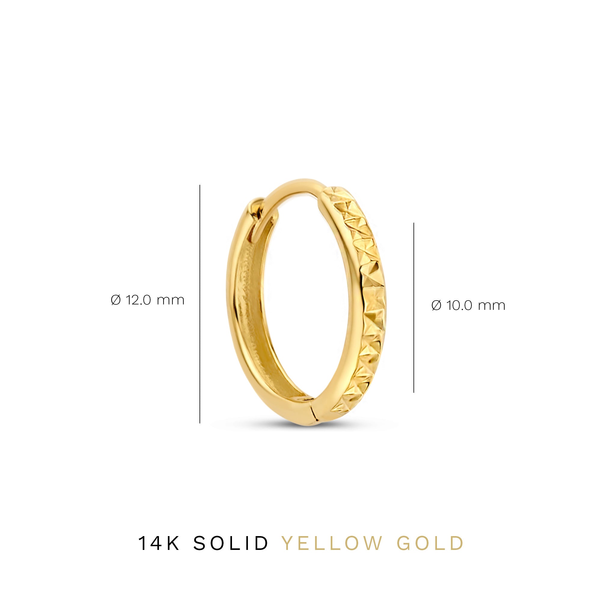Cadeau d'Isabel 14 karat gold earring set