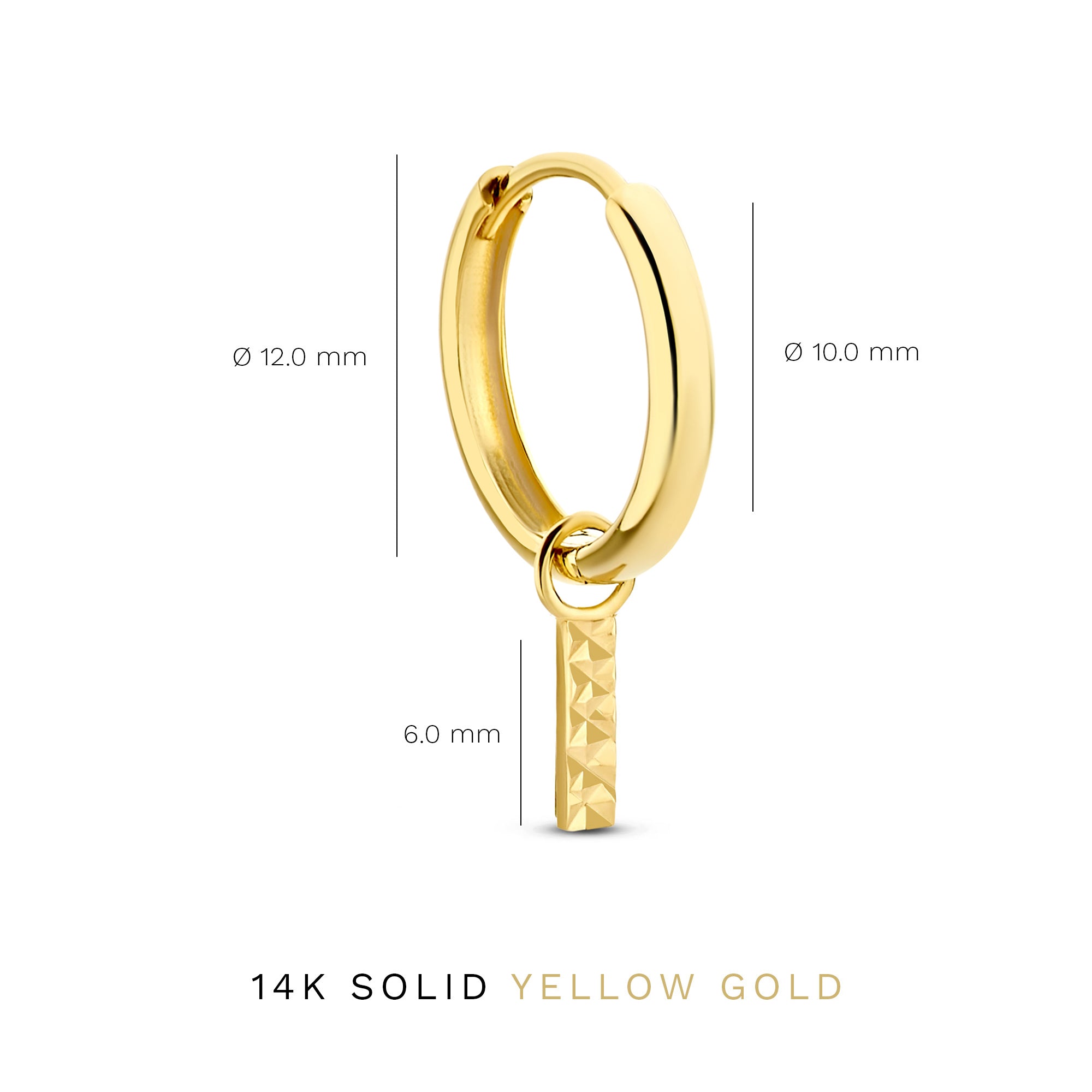 Cadeau d'Isabel 14 karat gold earring set