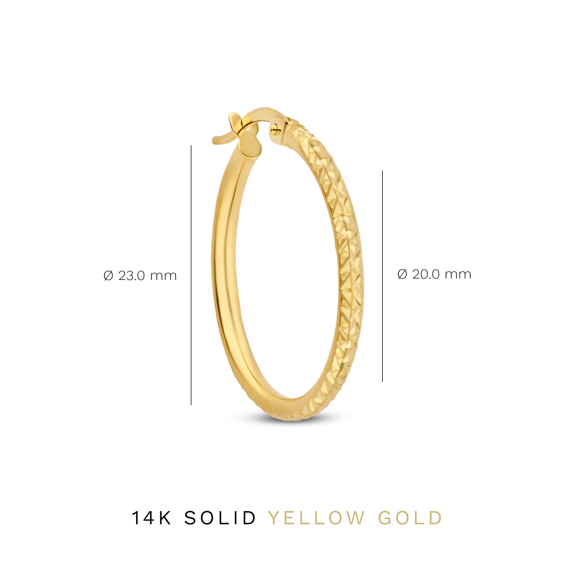 Cadeau d'Isabel 14 karat gold earring set