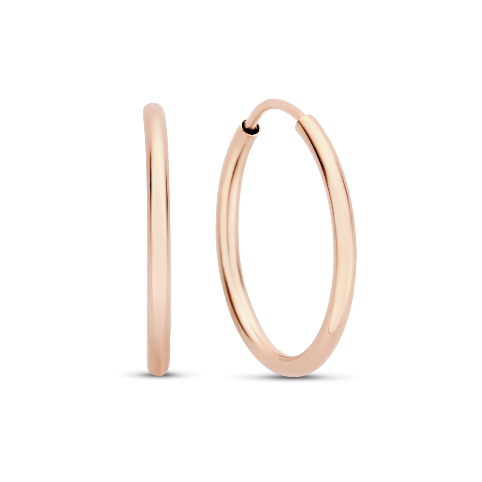 Cadeau d'Isabel 14 karat rose gold earring set