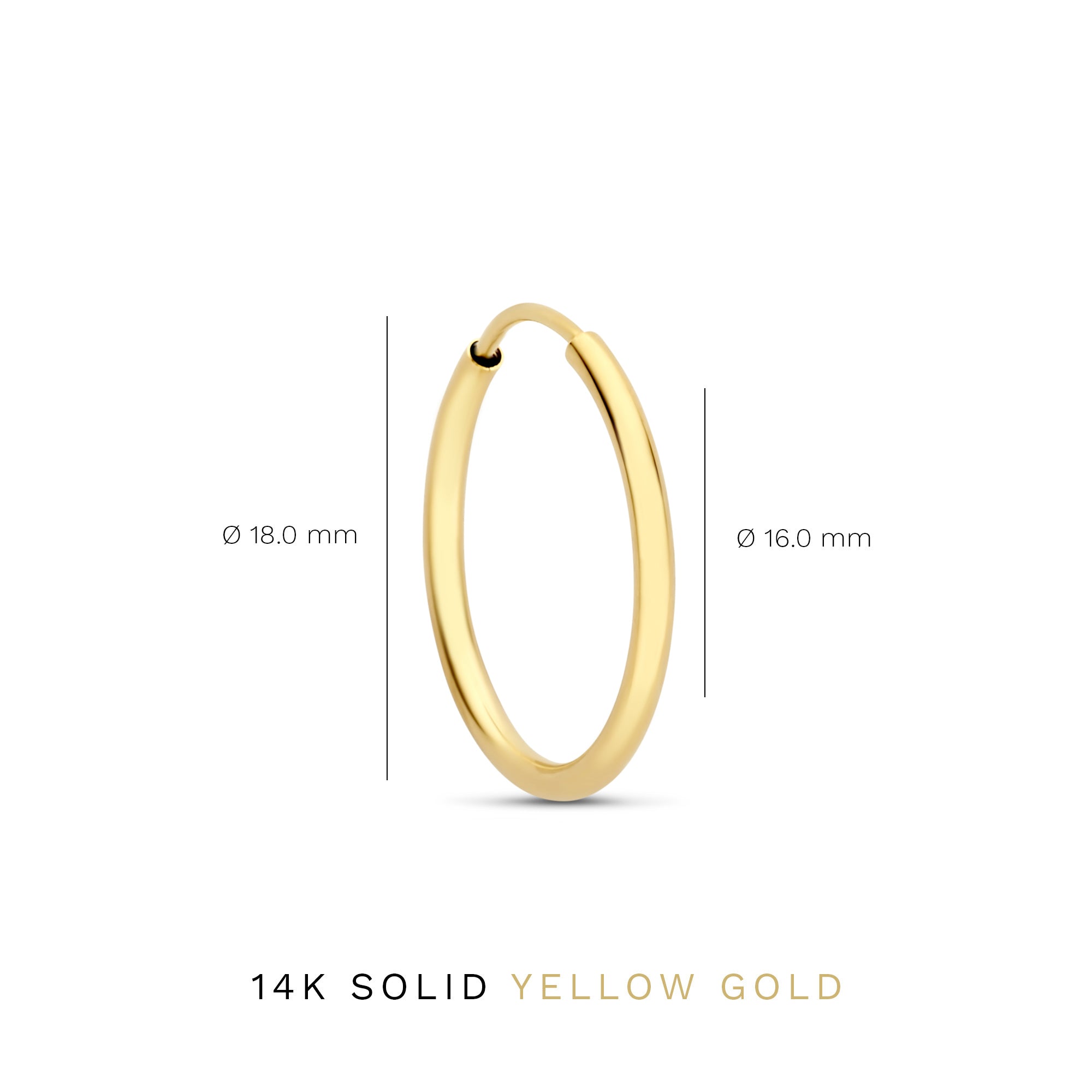 Cadeau d'Isabel 14 karat gold earring set
