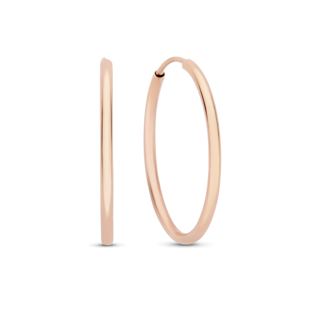 Cadeau d'Isabel 14 karat rose gold earring set