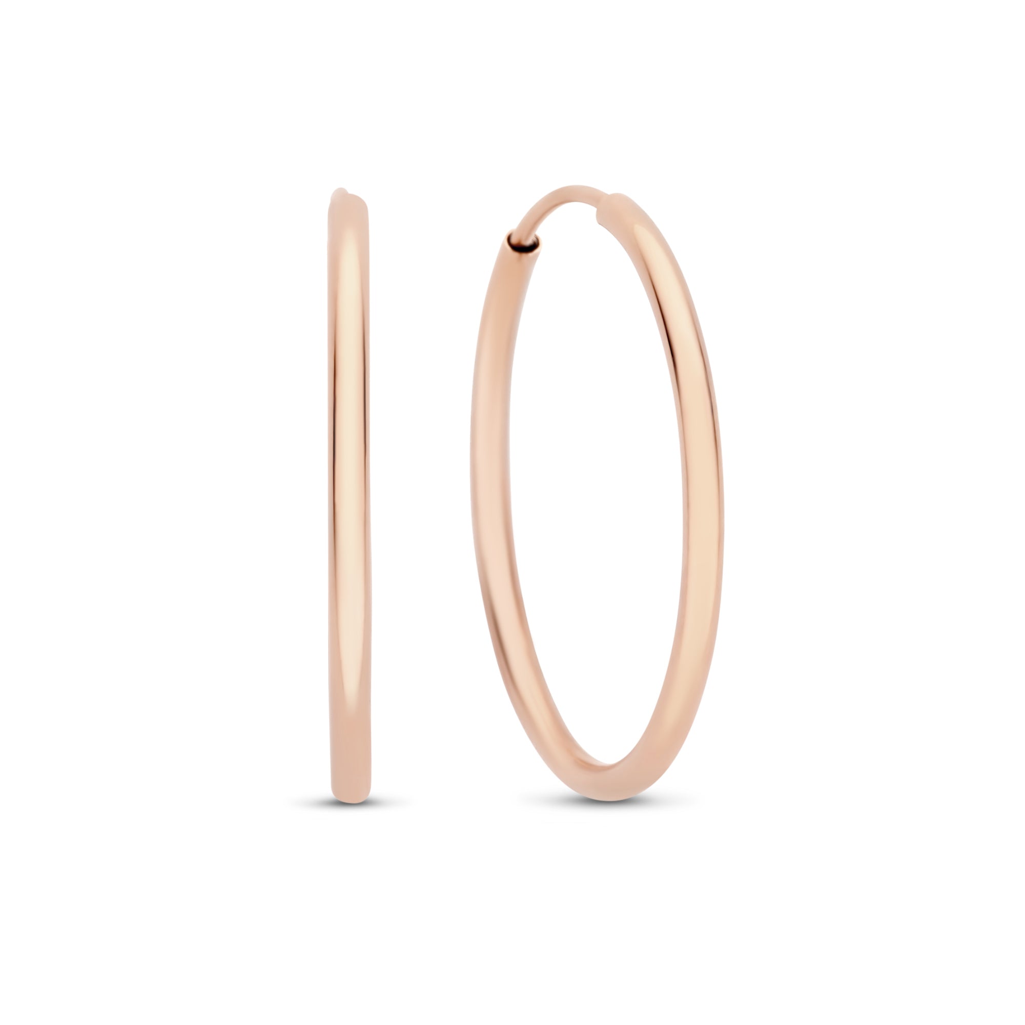 Cadeau d'Isabel 14 karat rose gold earring set