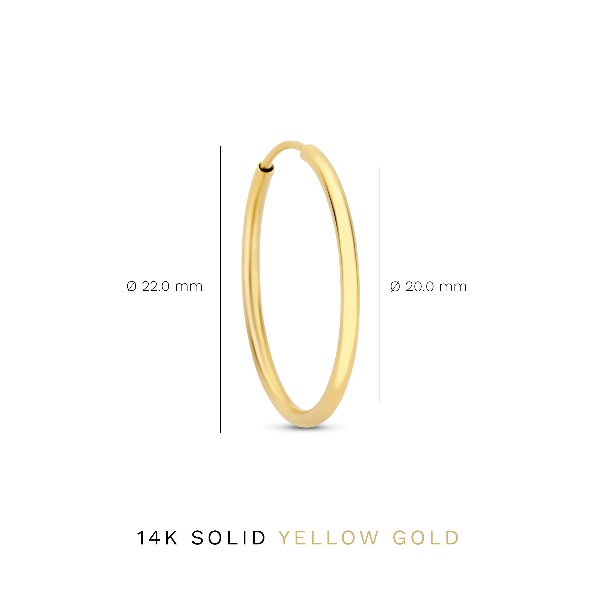 Cadeau d'Isabel 14 karat gold earring set