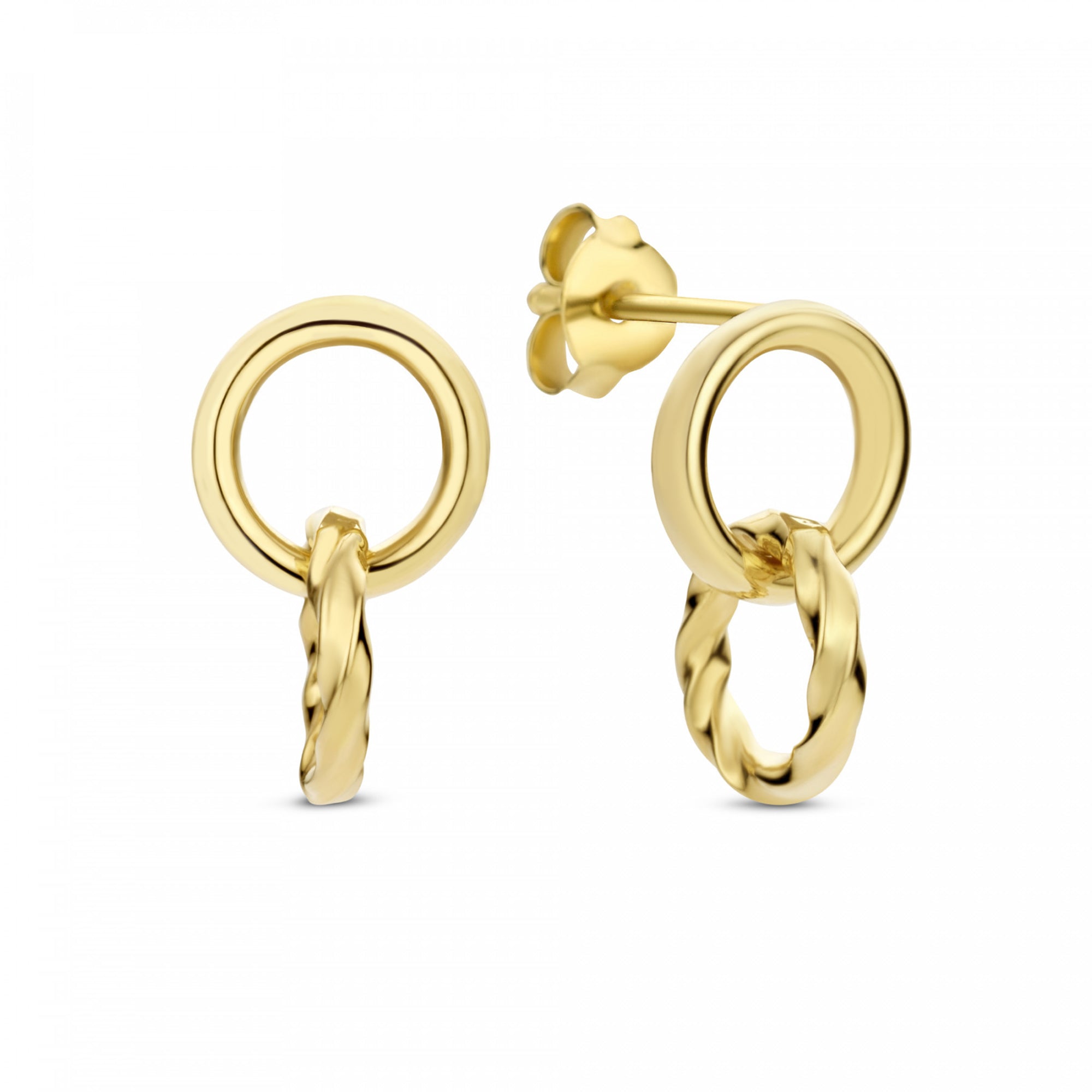 Cadeau d'Isabel 14 karat gold earring set
