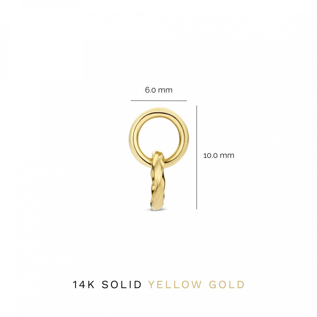 Cadeau d'Isabel 14 karat gold earring set