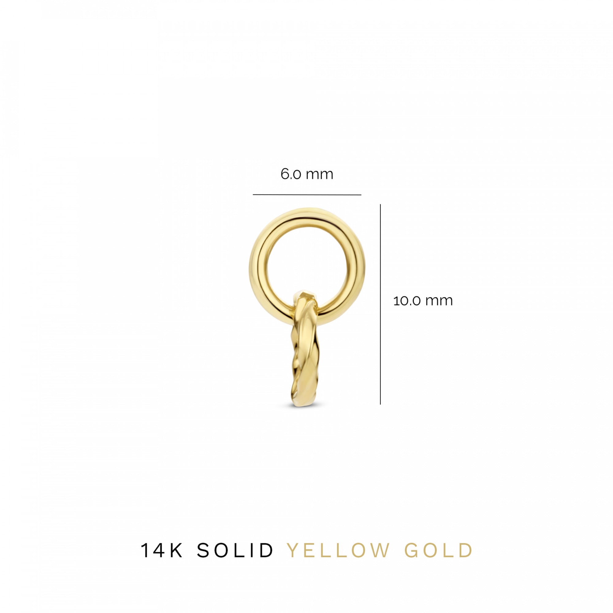 Cadeau d'Isabel 14 karat gold earring set
