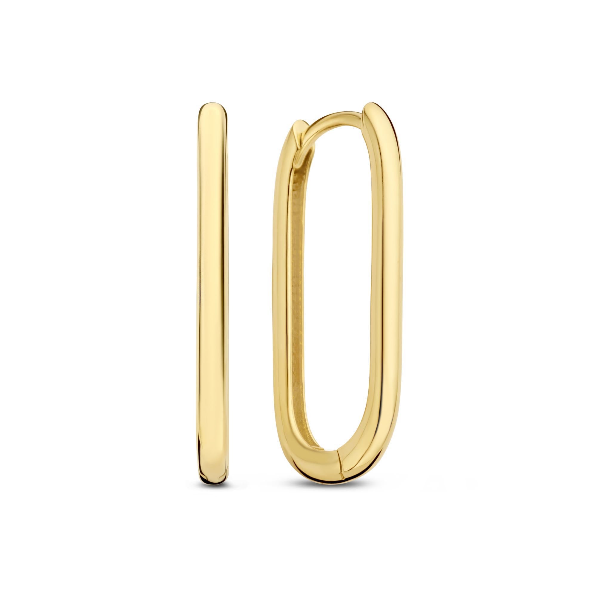 Rivoli Aimée 14 karat gold hoop earrings