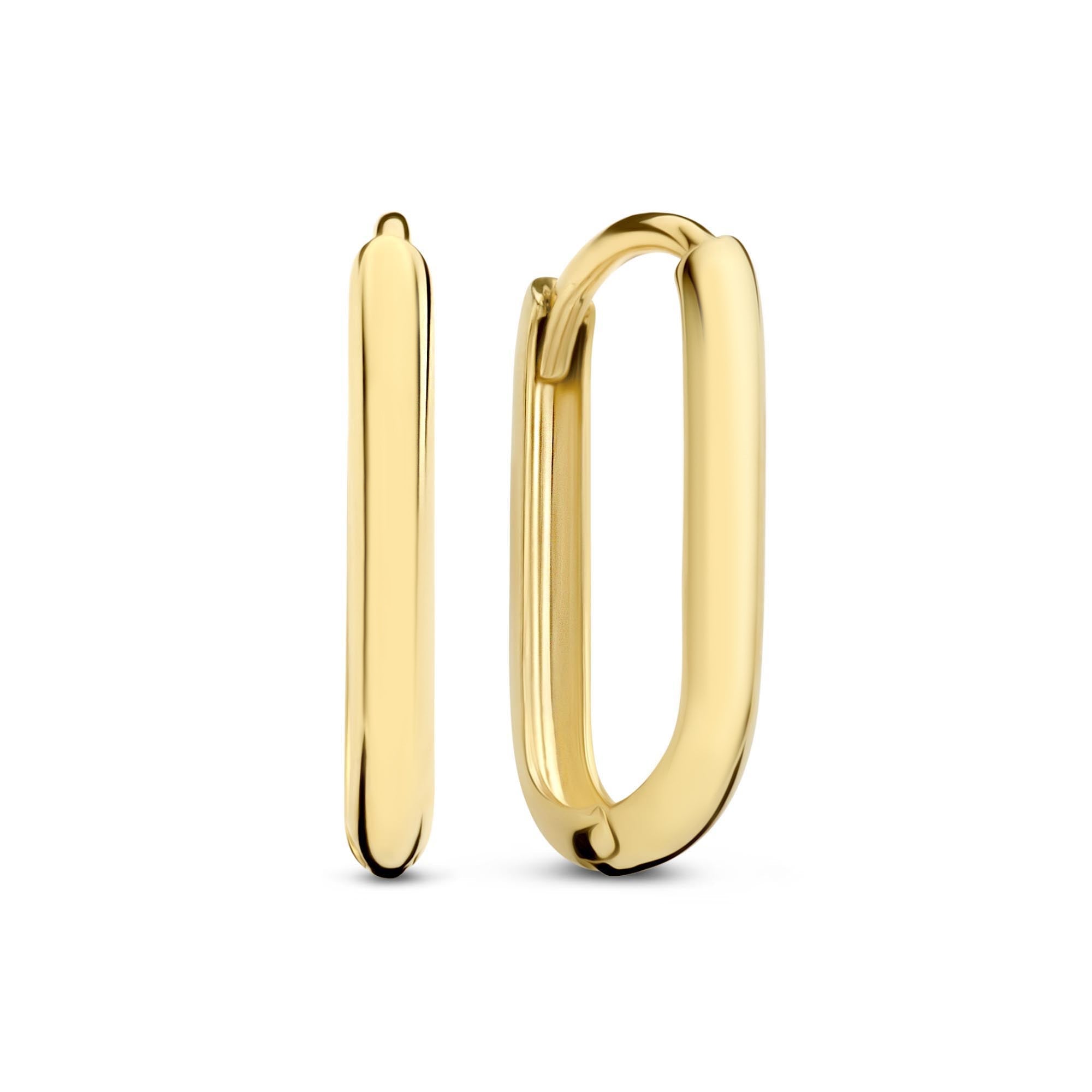 Rivoli Aimée 14 karat gold hoop earrings