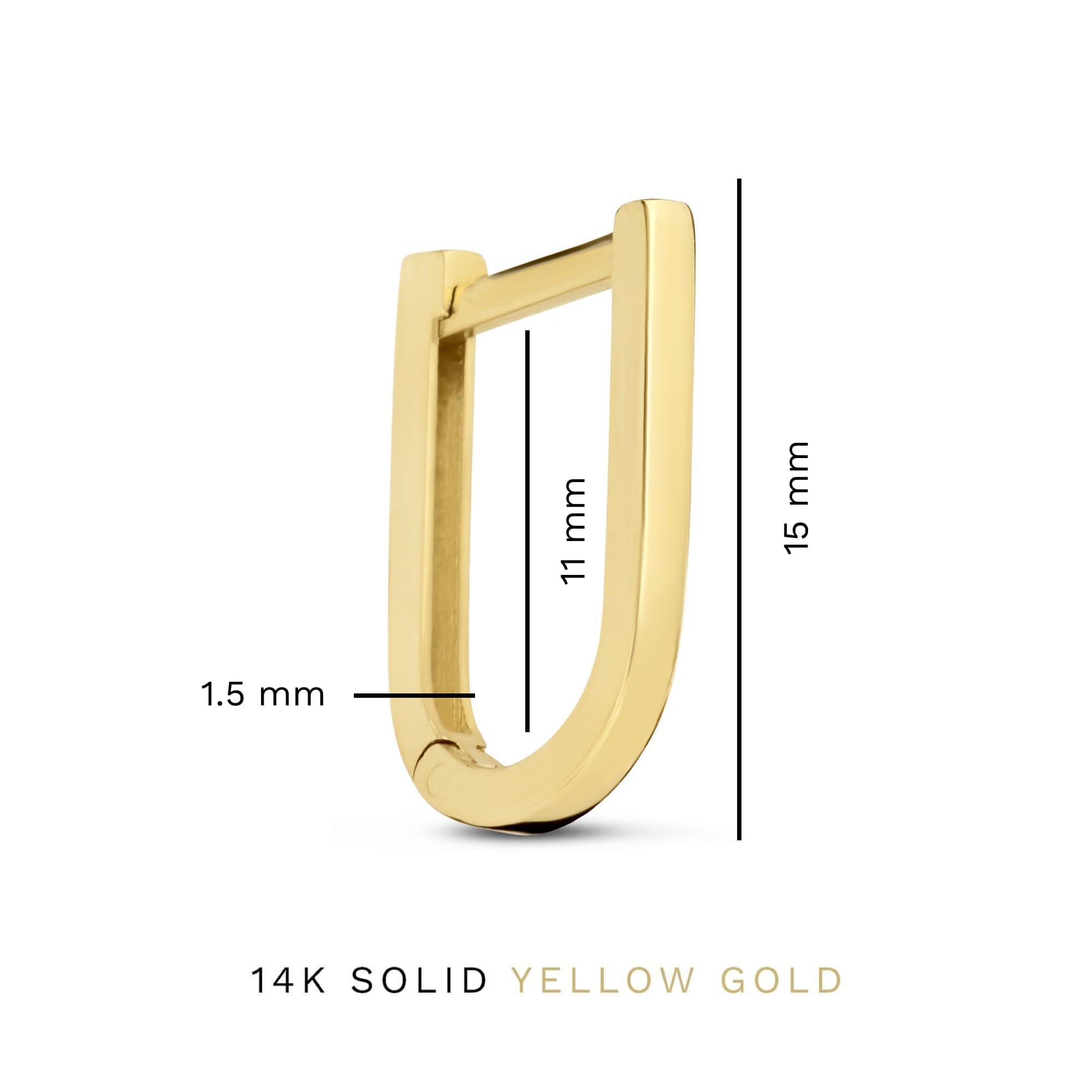 Rivoli Aimée 14 karat gold drop earrings