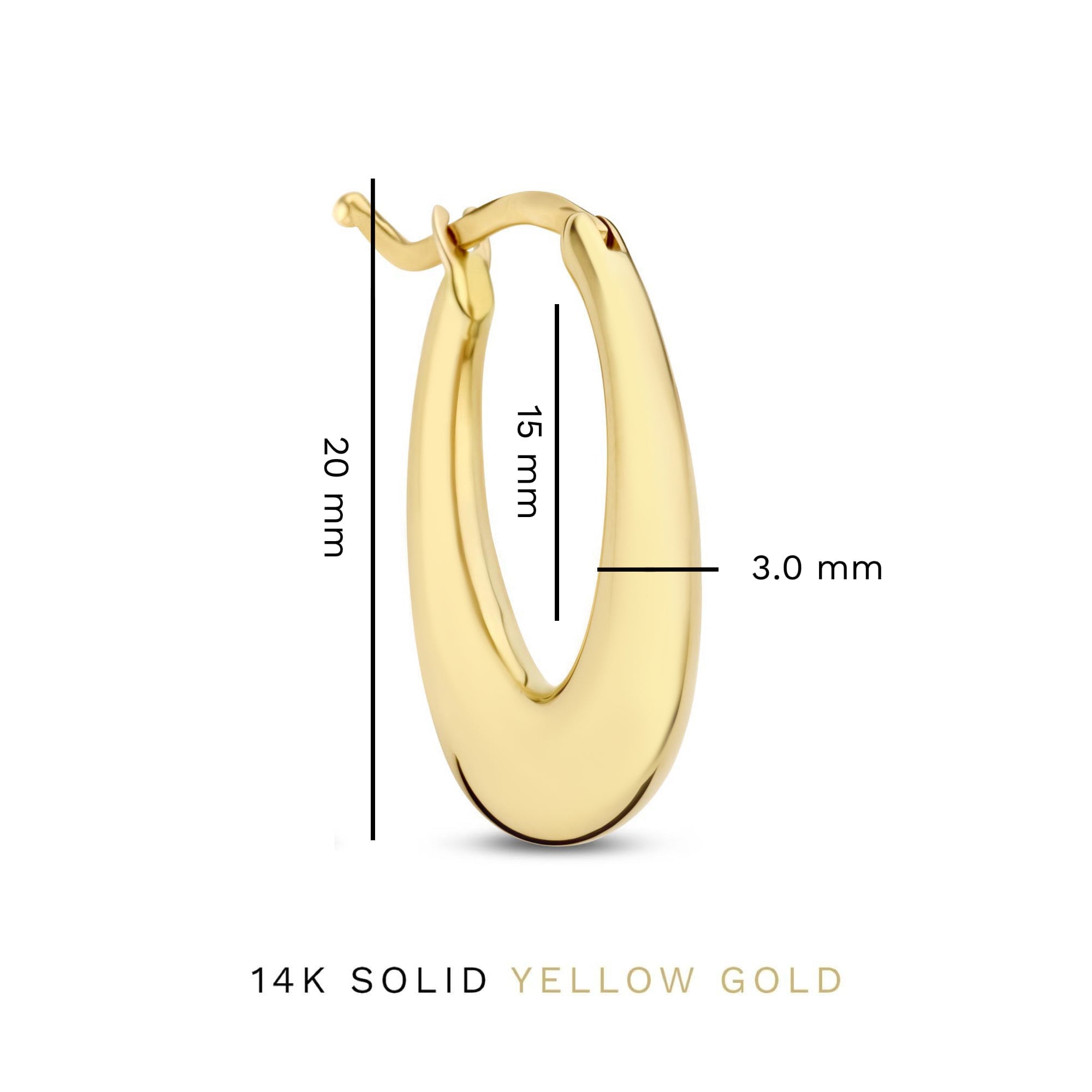 Rivoli Maryn 14 karat gold drop earrings