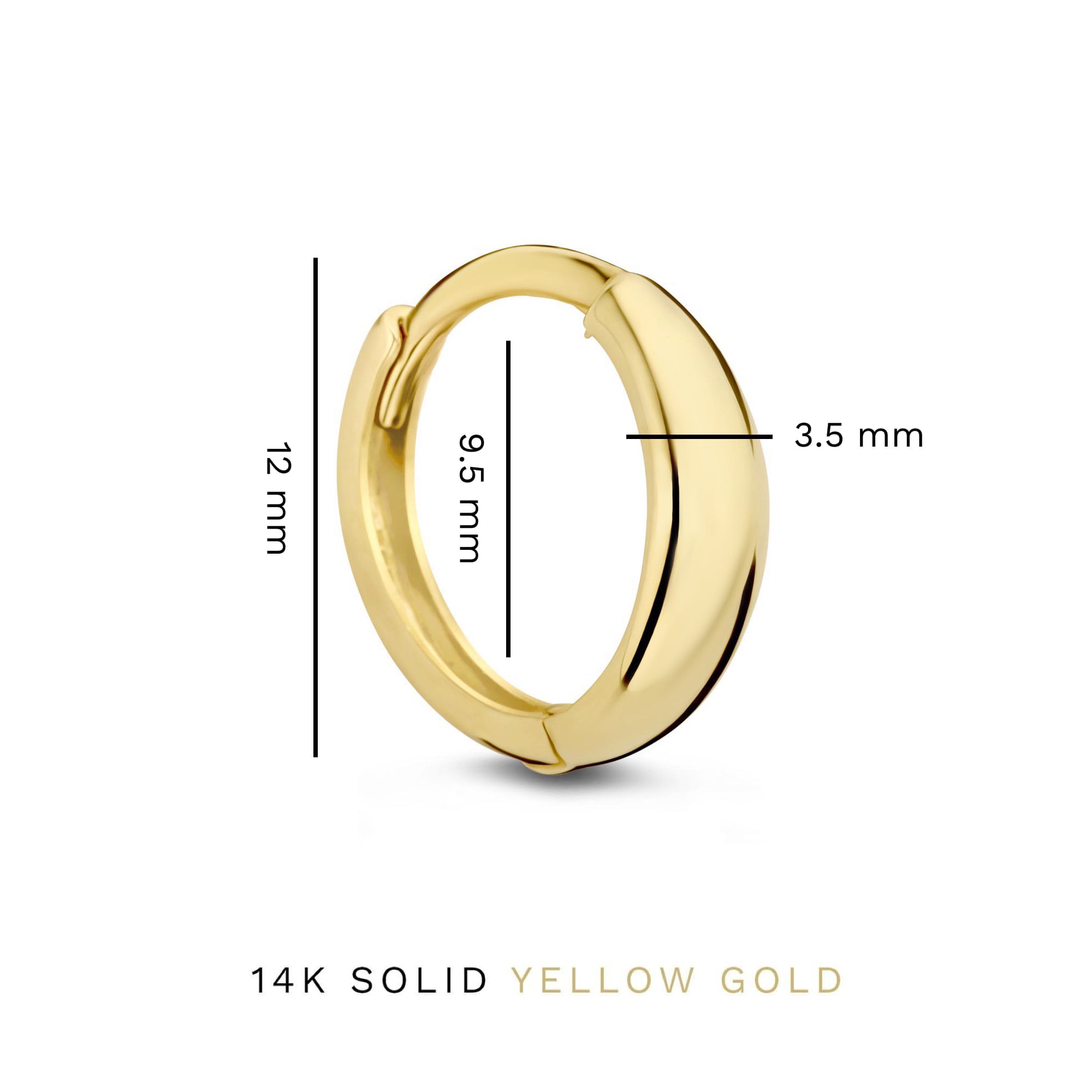Cadeau d'Isabel 14 karat gold earring set