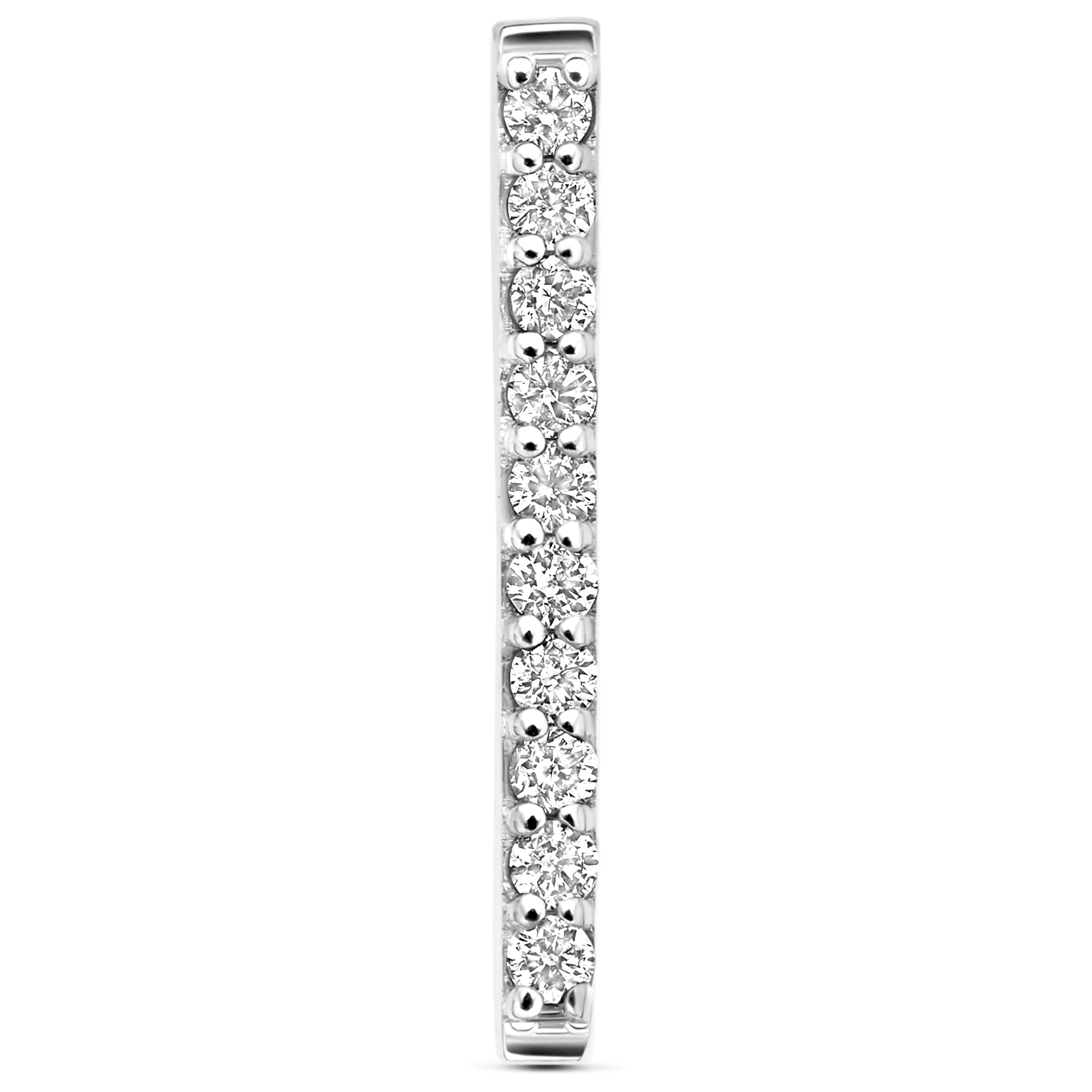 De la Paix Flavie 14 karat gold ear stud with diamond 0.11 carat