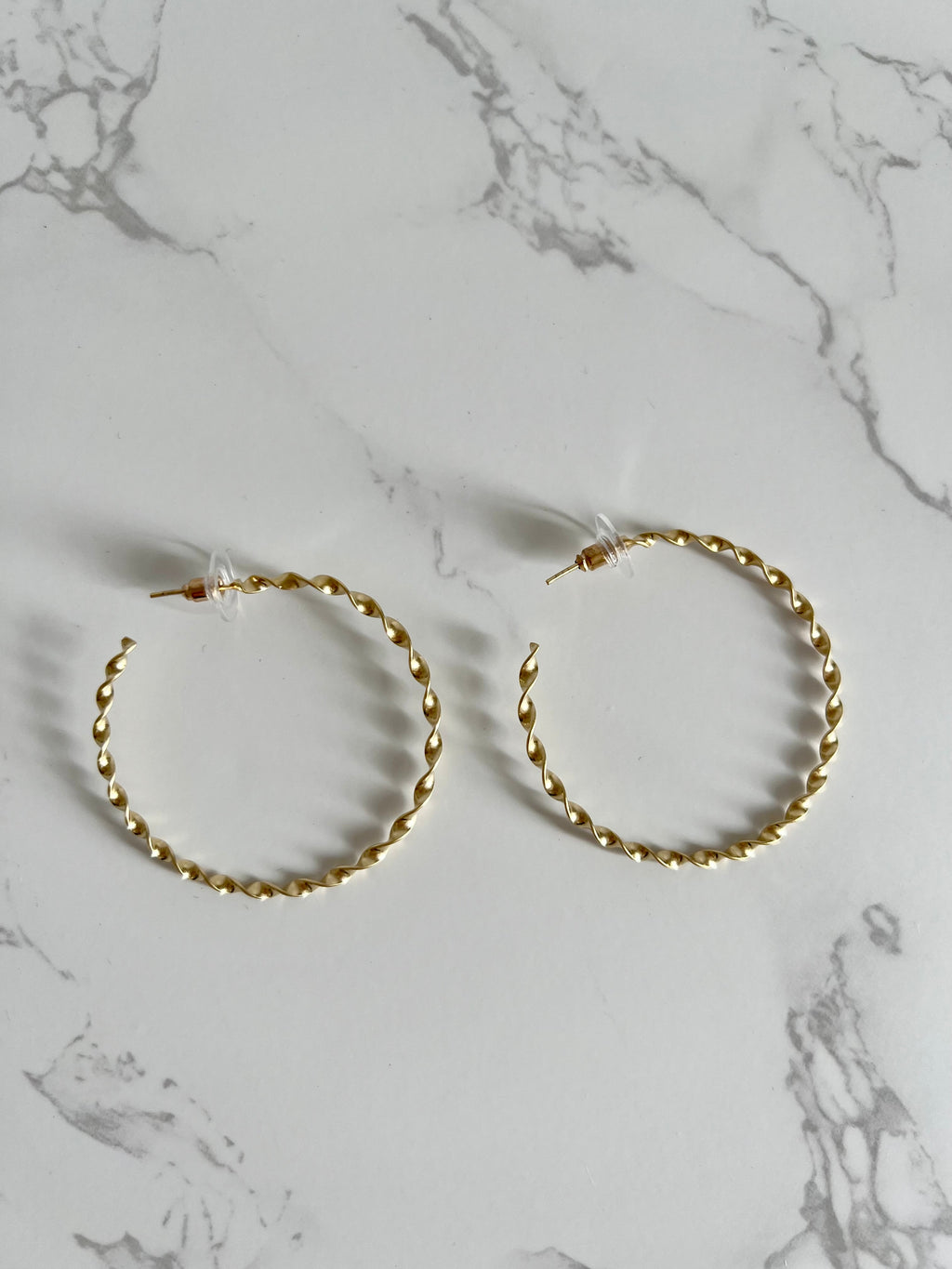Coiled Hoop Earrings