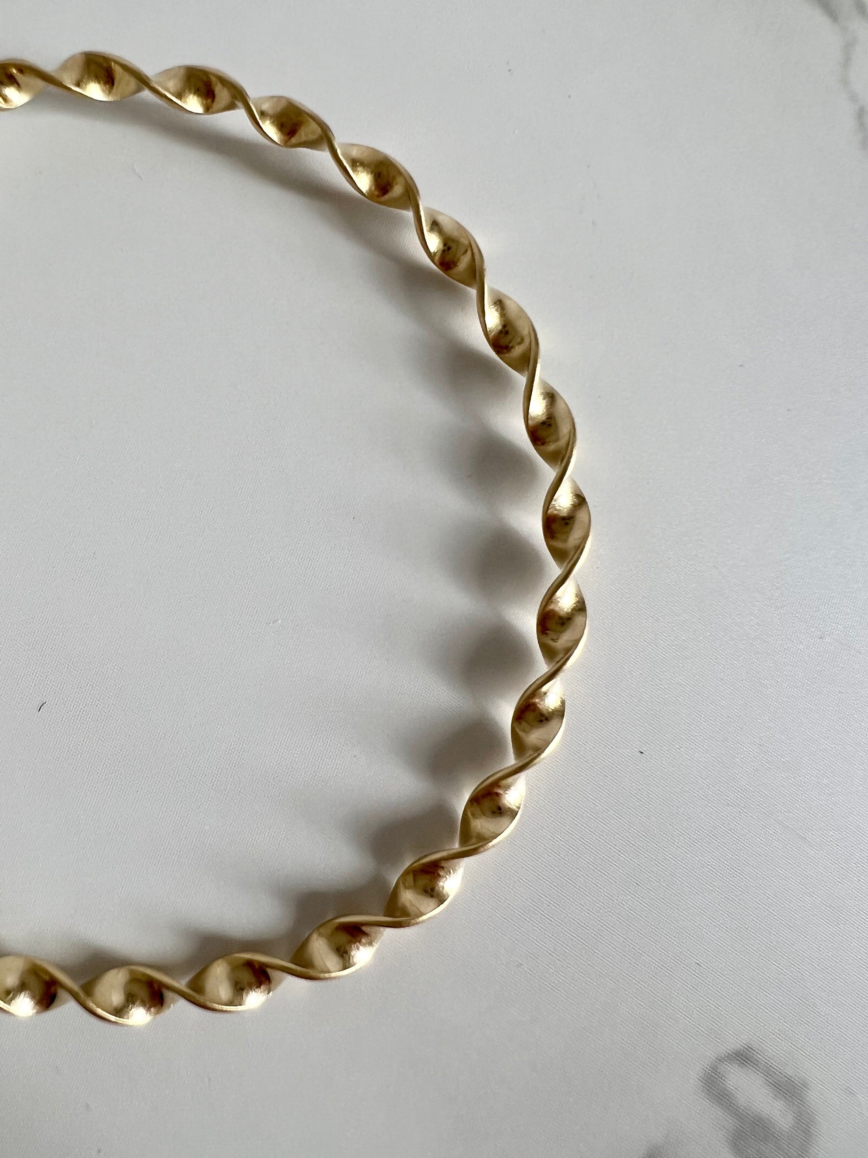 Coiled Hoop Earrings