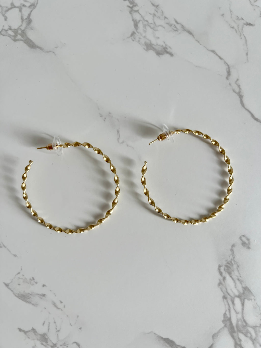 Coiled Hoop Earrings