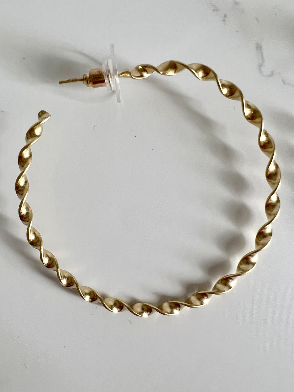 Coiled Hoop Earrings