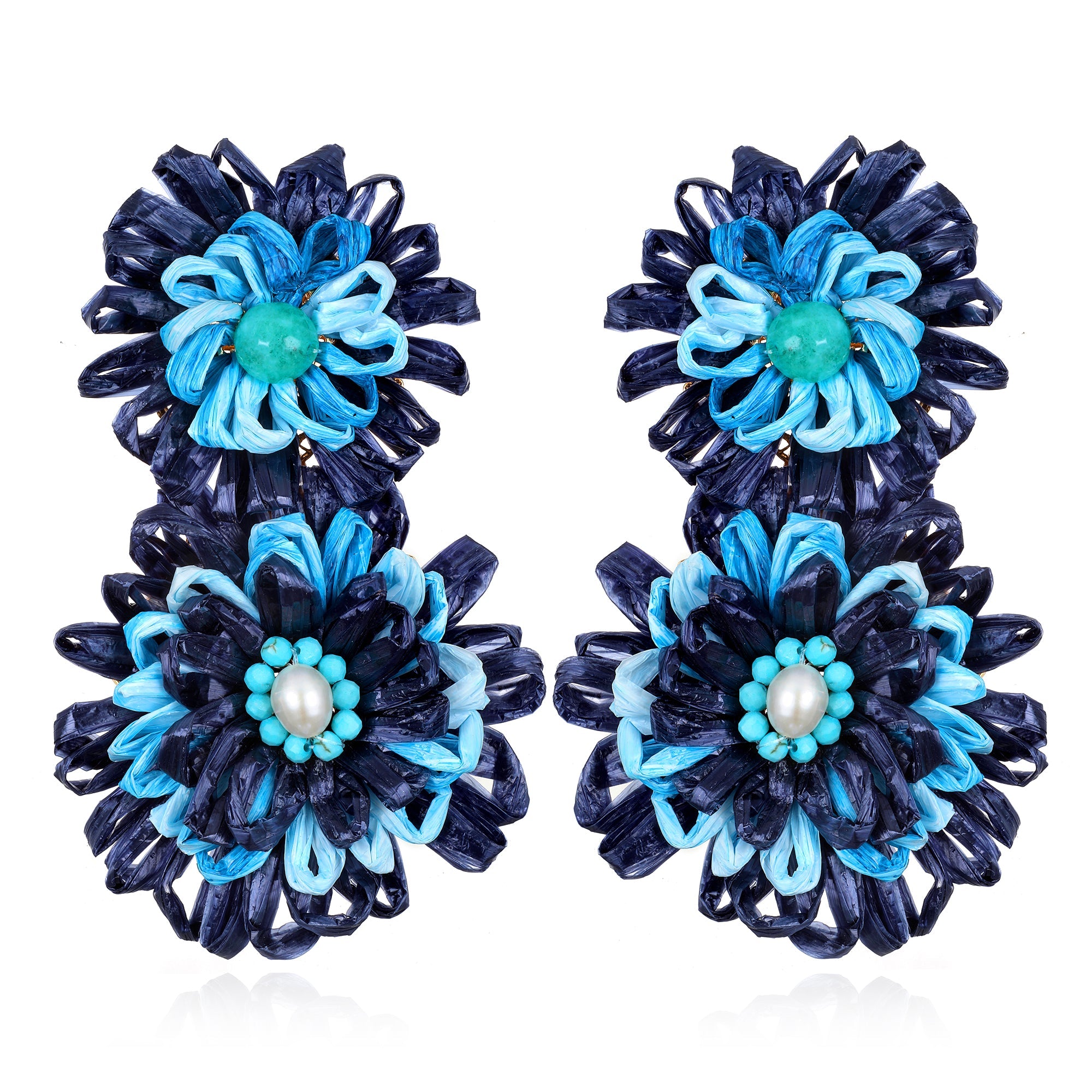 Bougainvillea Statement Earrings