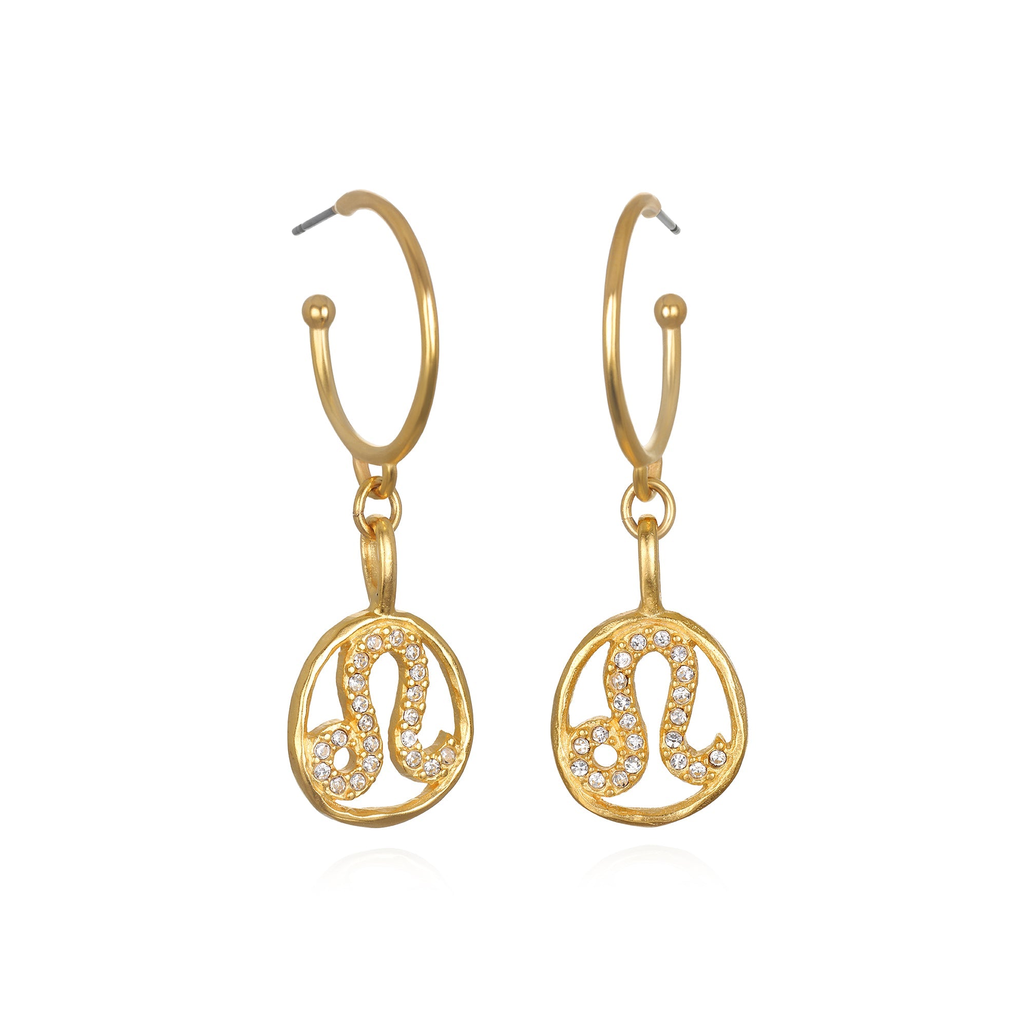 Floating Zodiac Earrings