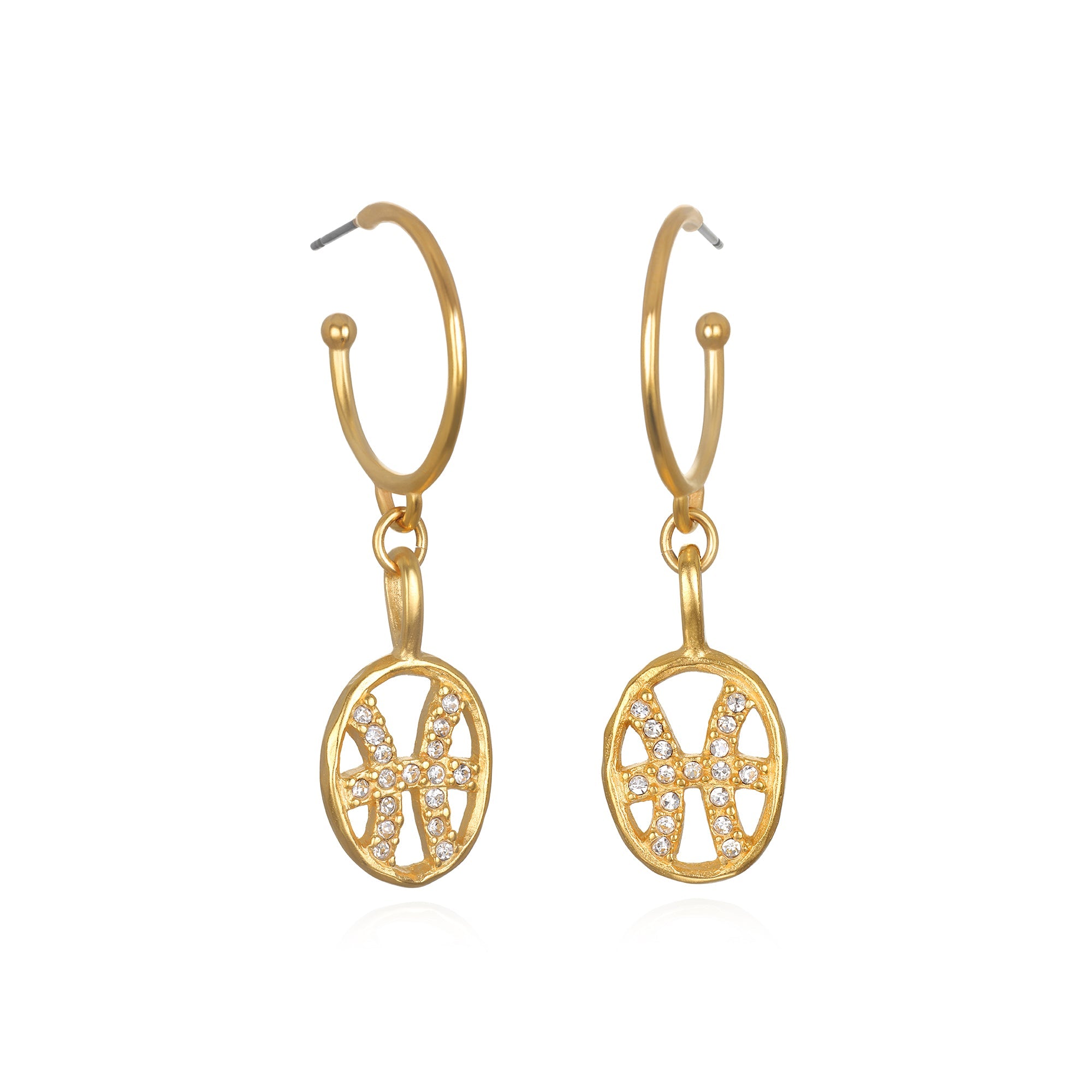Floating Zodiac Earrings