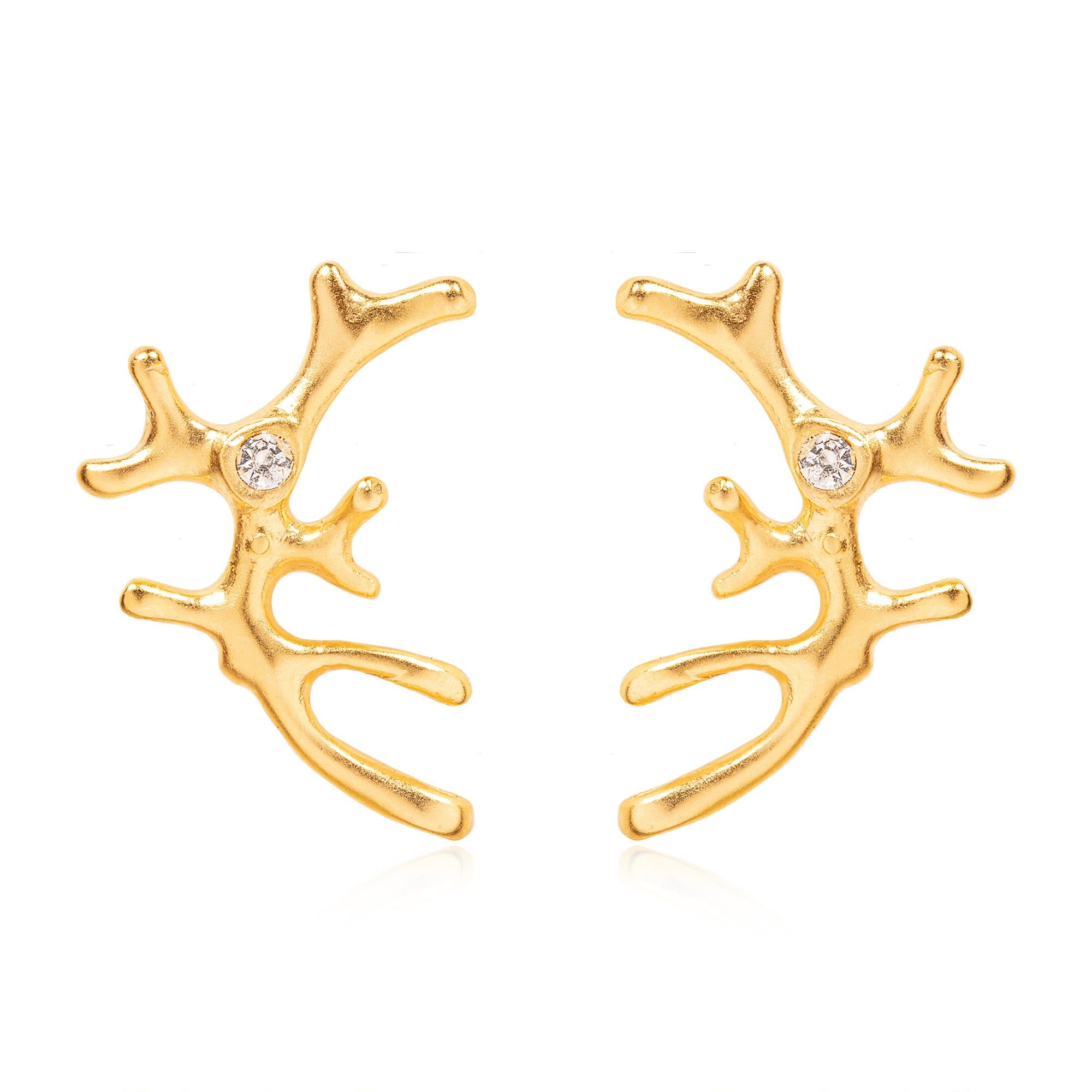 Coral Climber Earrings