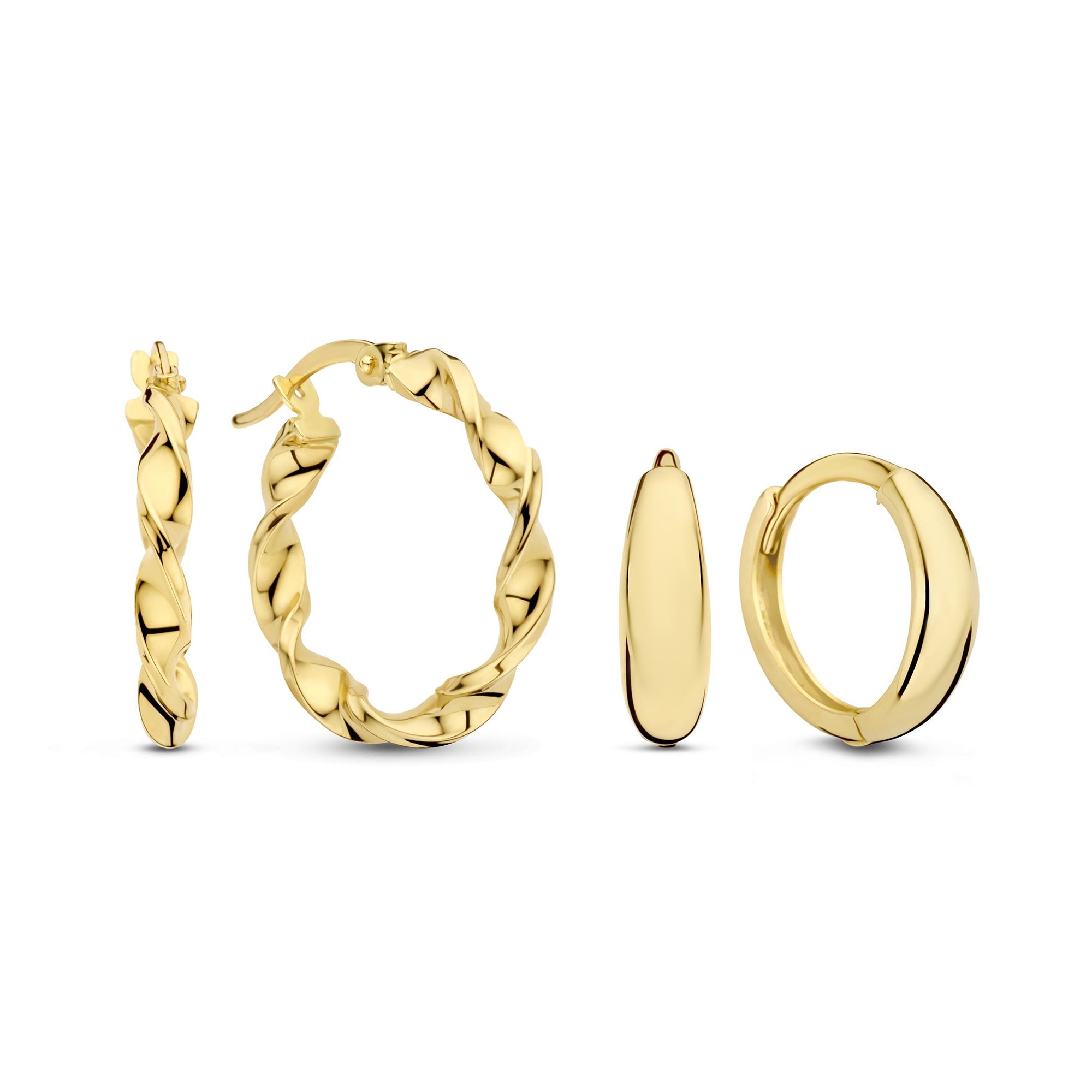 Cadeau d'Isabel 14 karat gold earring set
