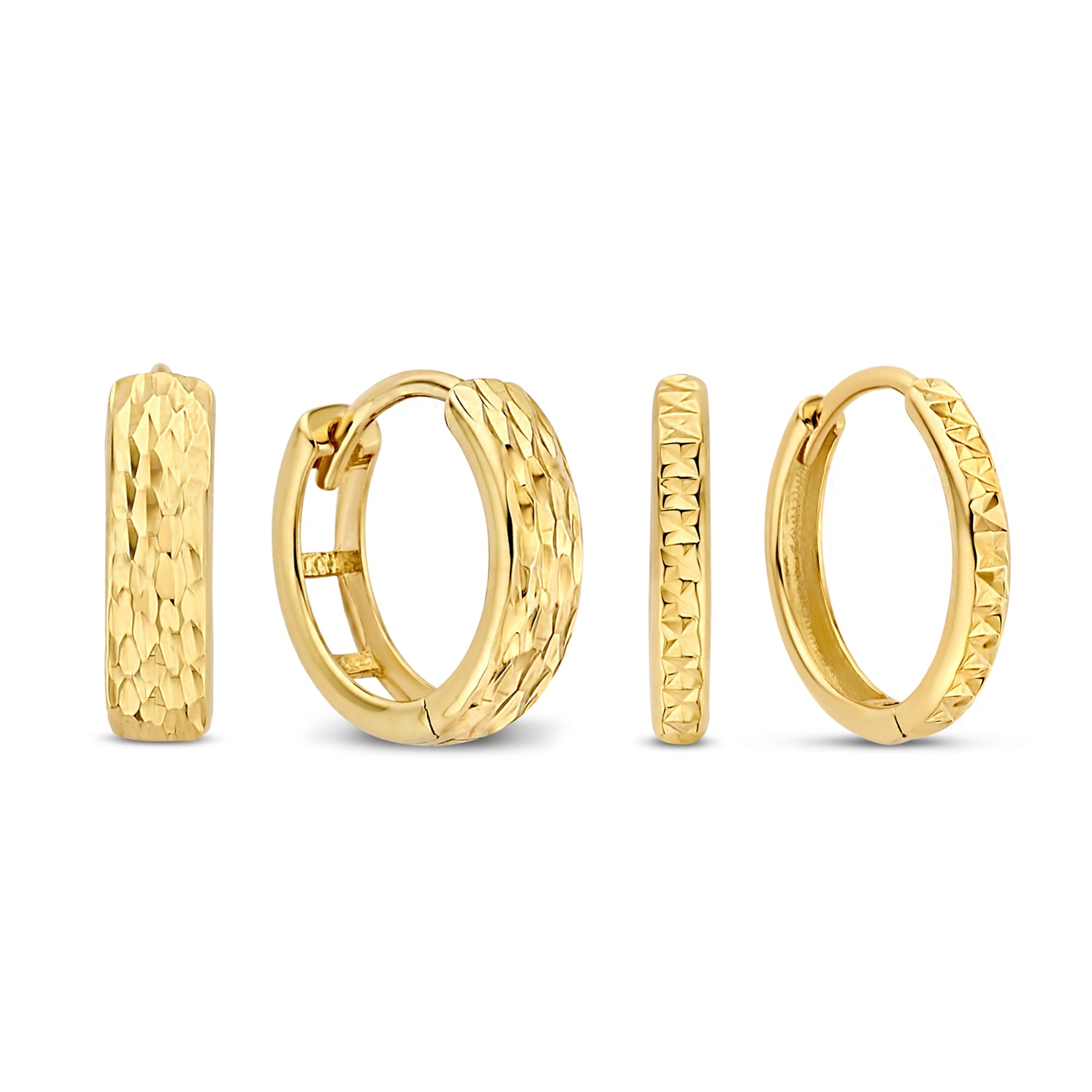 Cadeau d'Isabel 14 karat gold earring set