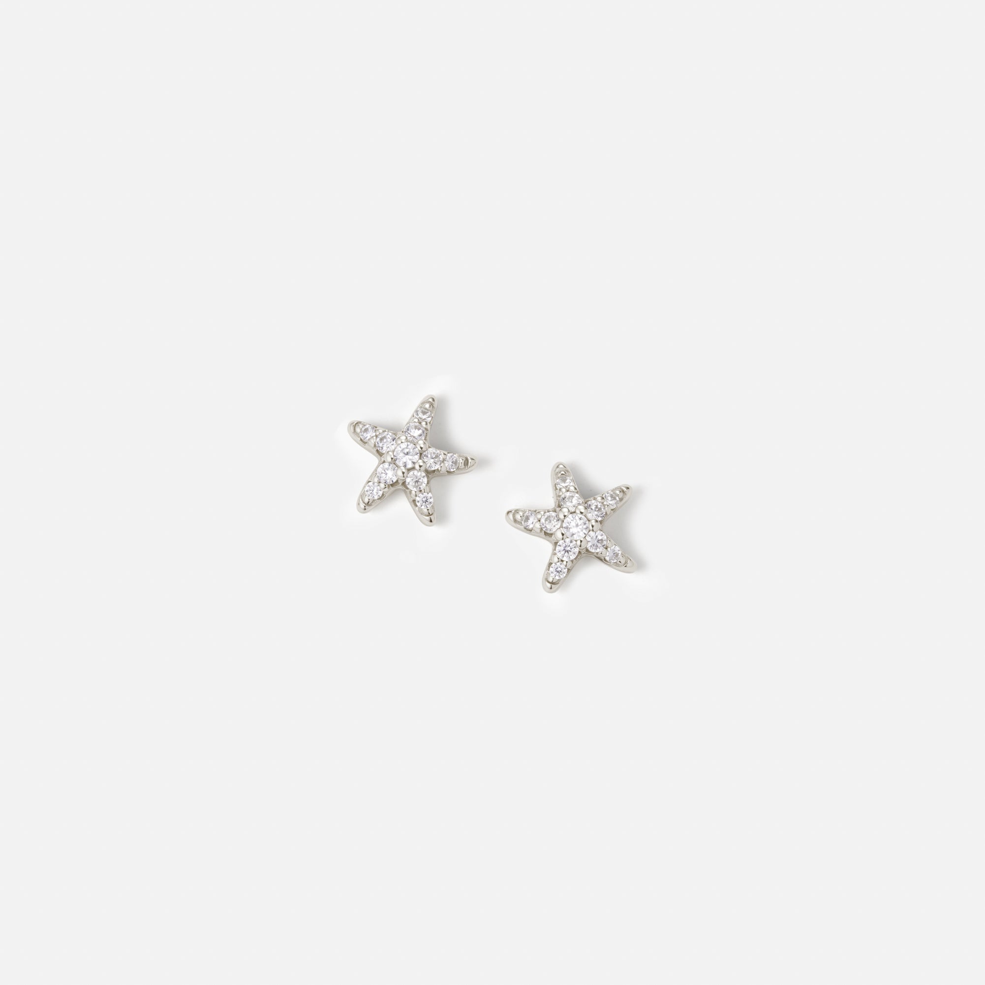 Pavé Sea Star Studs