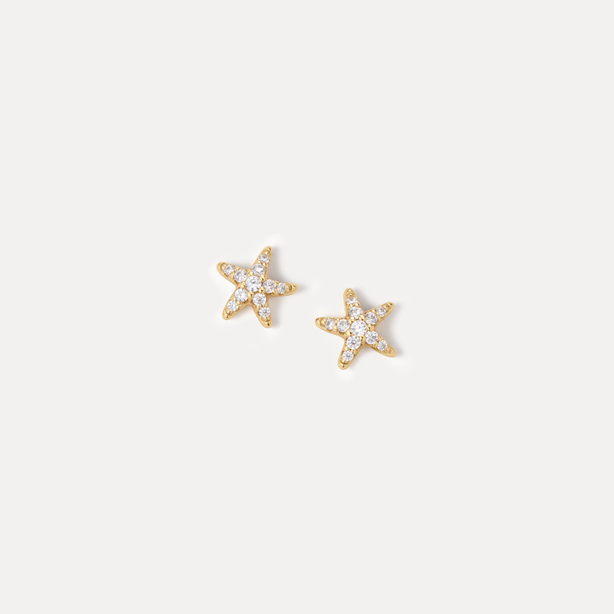 Pavé Sea Star Studs