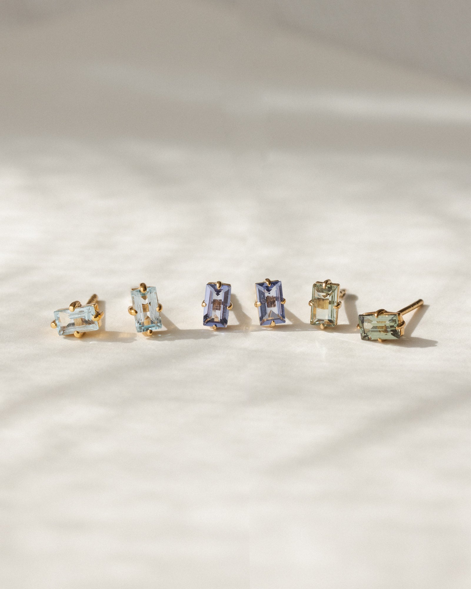 Grand Baguette Studs
