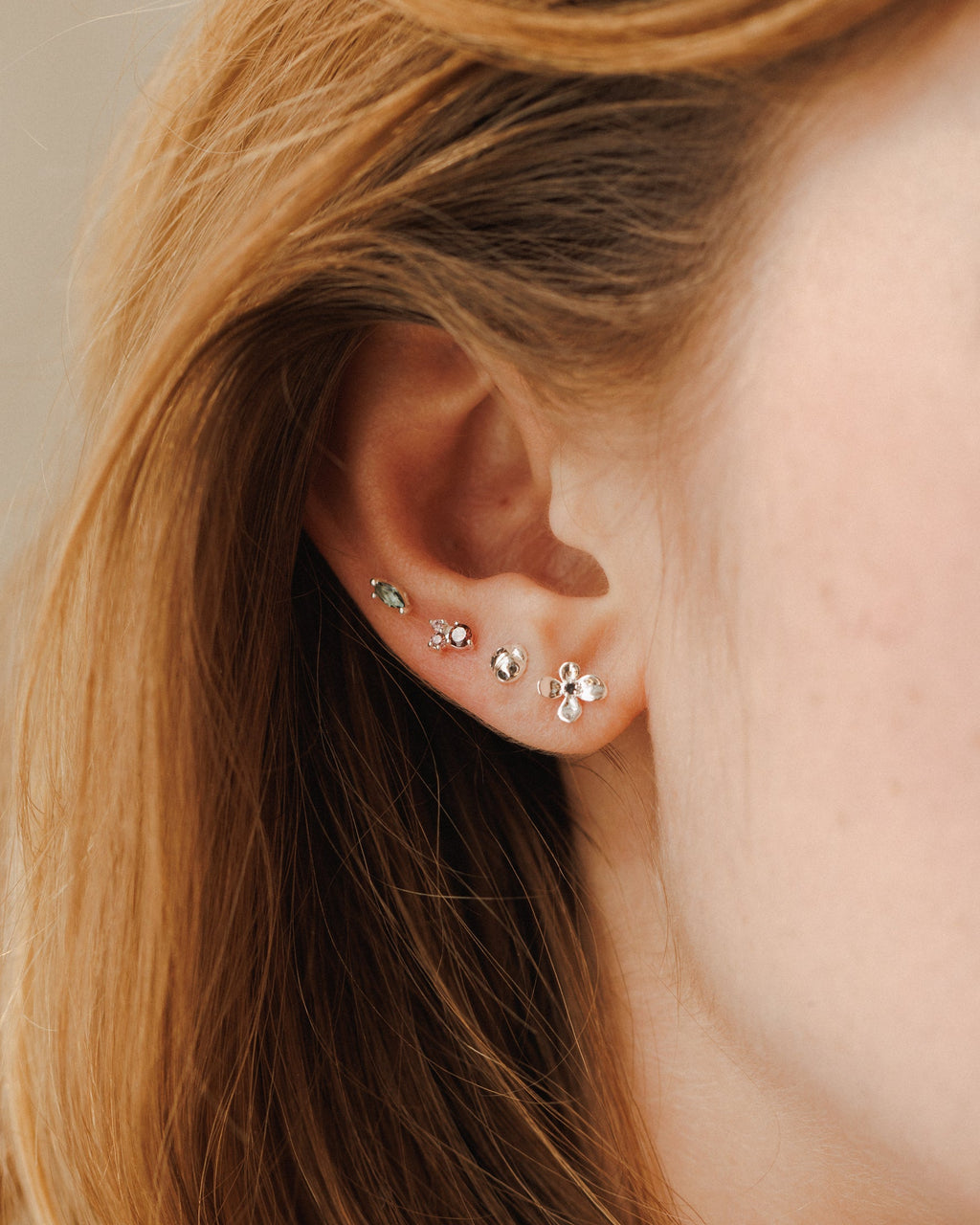 Midnight Blossom Studs