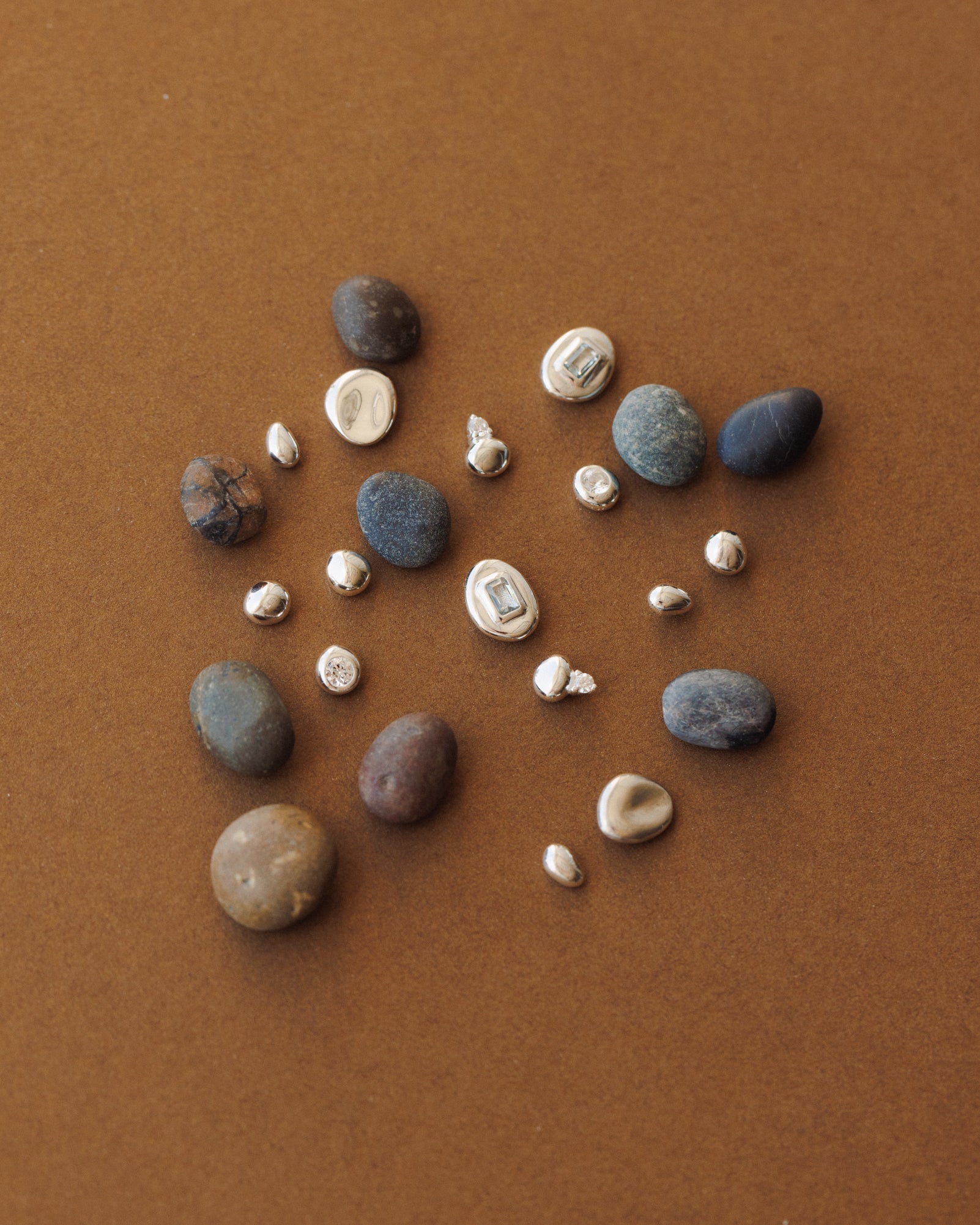 Tiny Pebble Studs