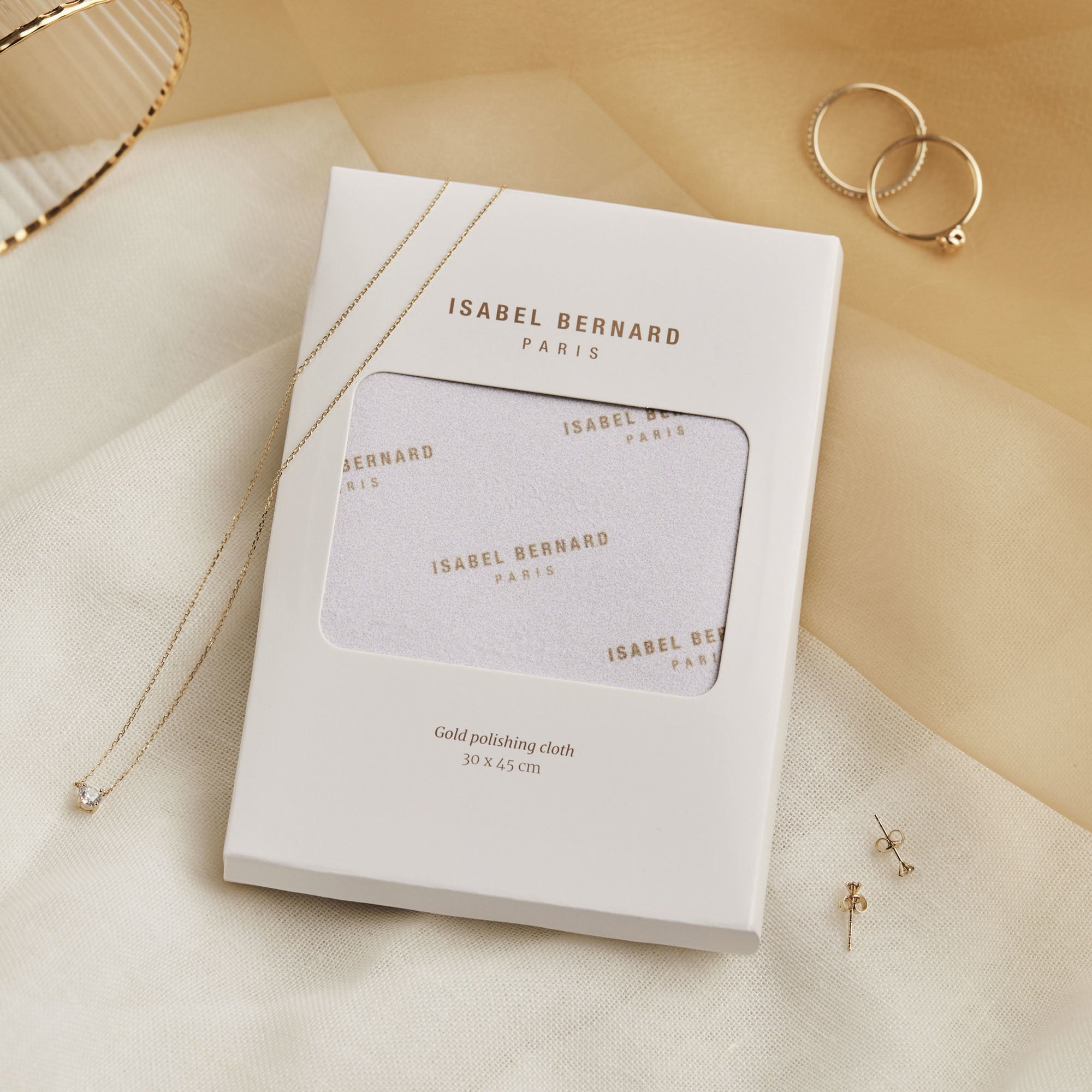 Cadeau d'Isabel polishing cloth for gold jewellery